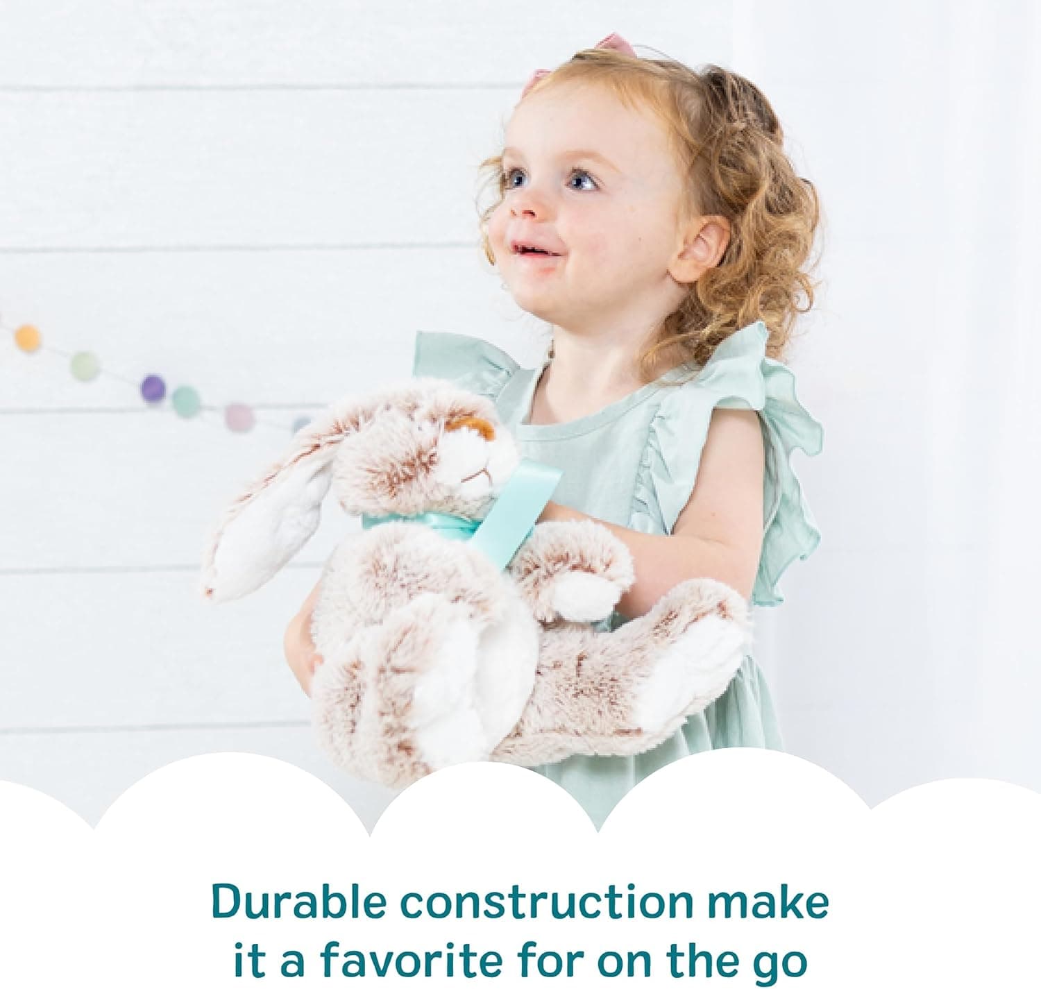 Melissa & Doug Burrow Bunny Stuffed Animal Plushie thumbnail 4