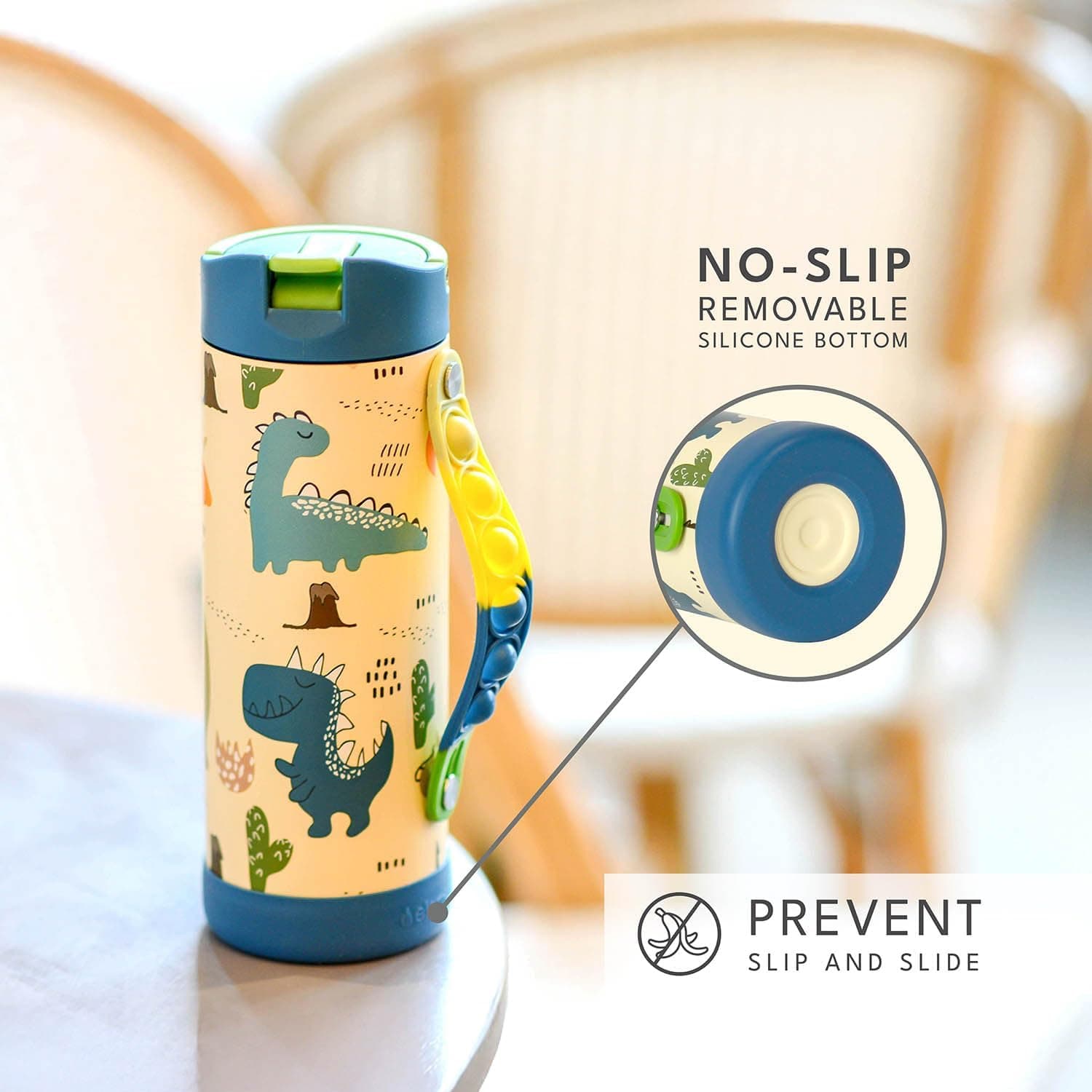 Elemental Iconic Kids Water Bottle - Dinosaur thumbnail 4