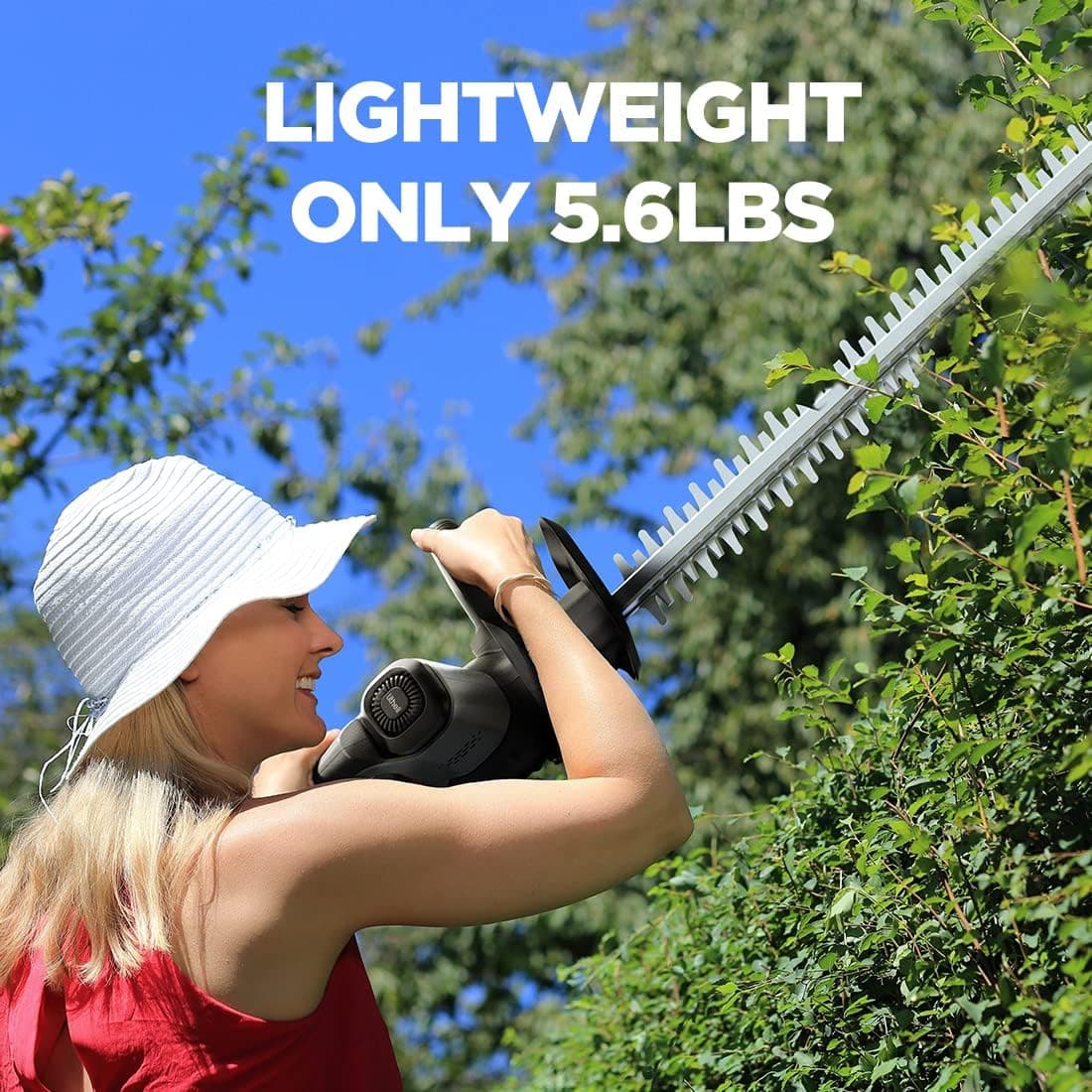 Litheli 20V Cordless Hedge Trimmer with 2.0Ah Battery thumbnail 5