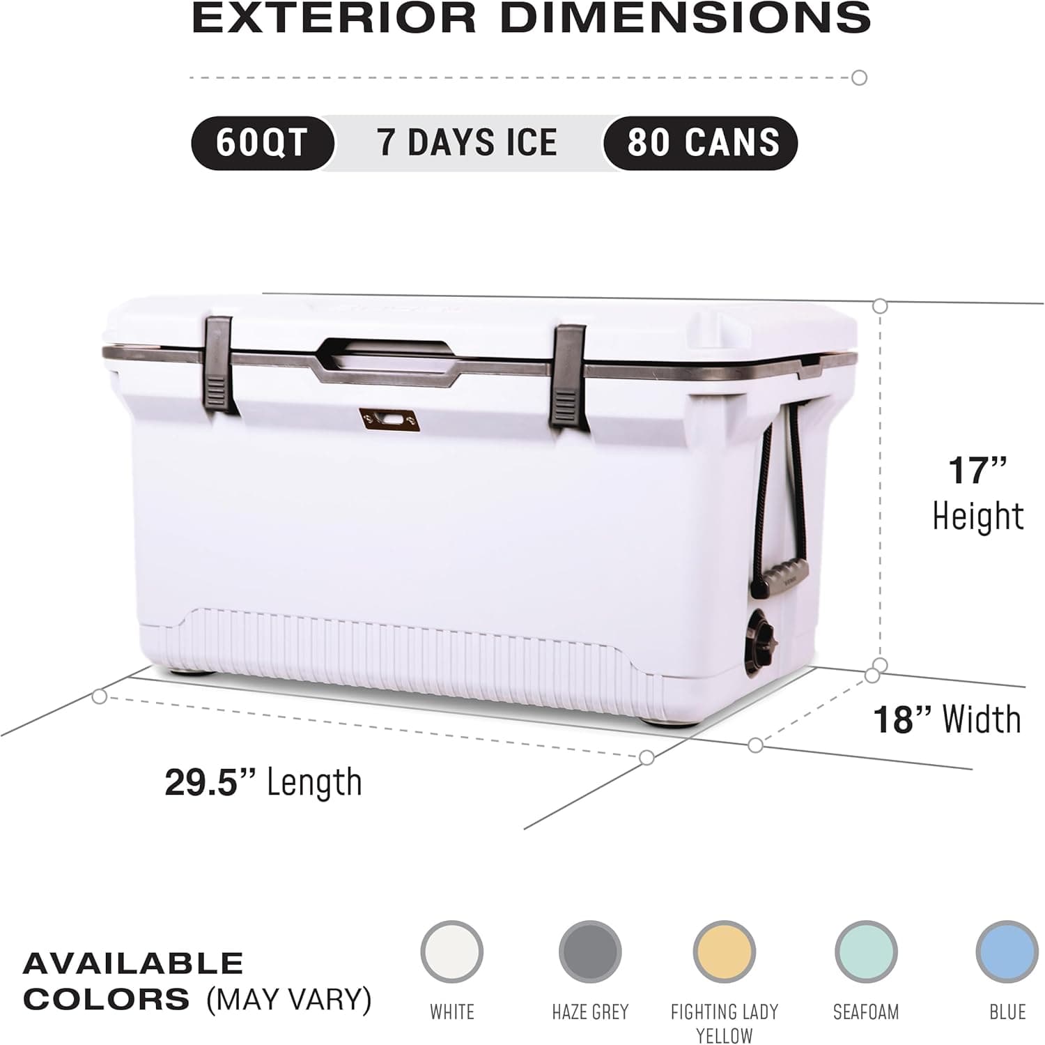 ENGEL 60 QT Ultra-Light Injection Molded Cooler thumbnail 3