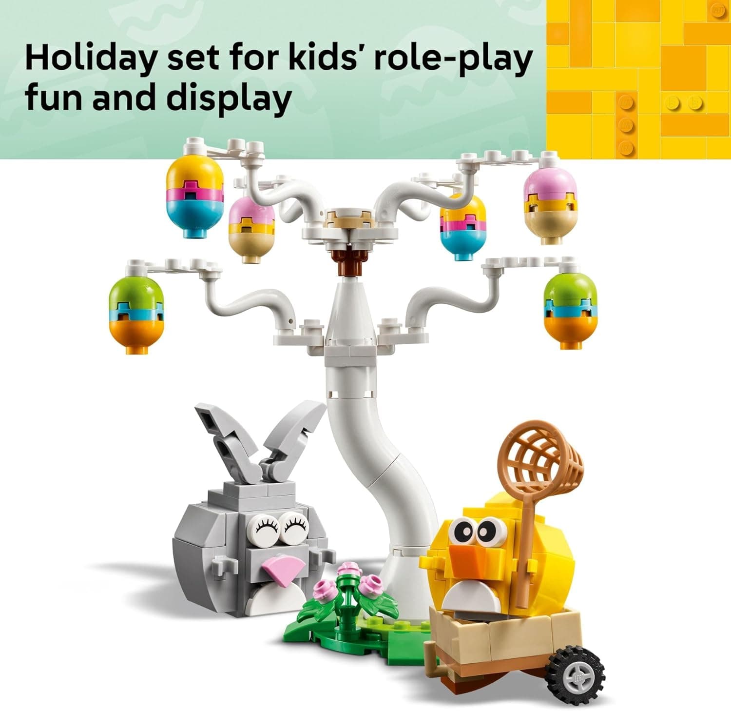 LEGO Easter Bunny and Chick Egg Hunt Building Toy thumbnail 5