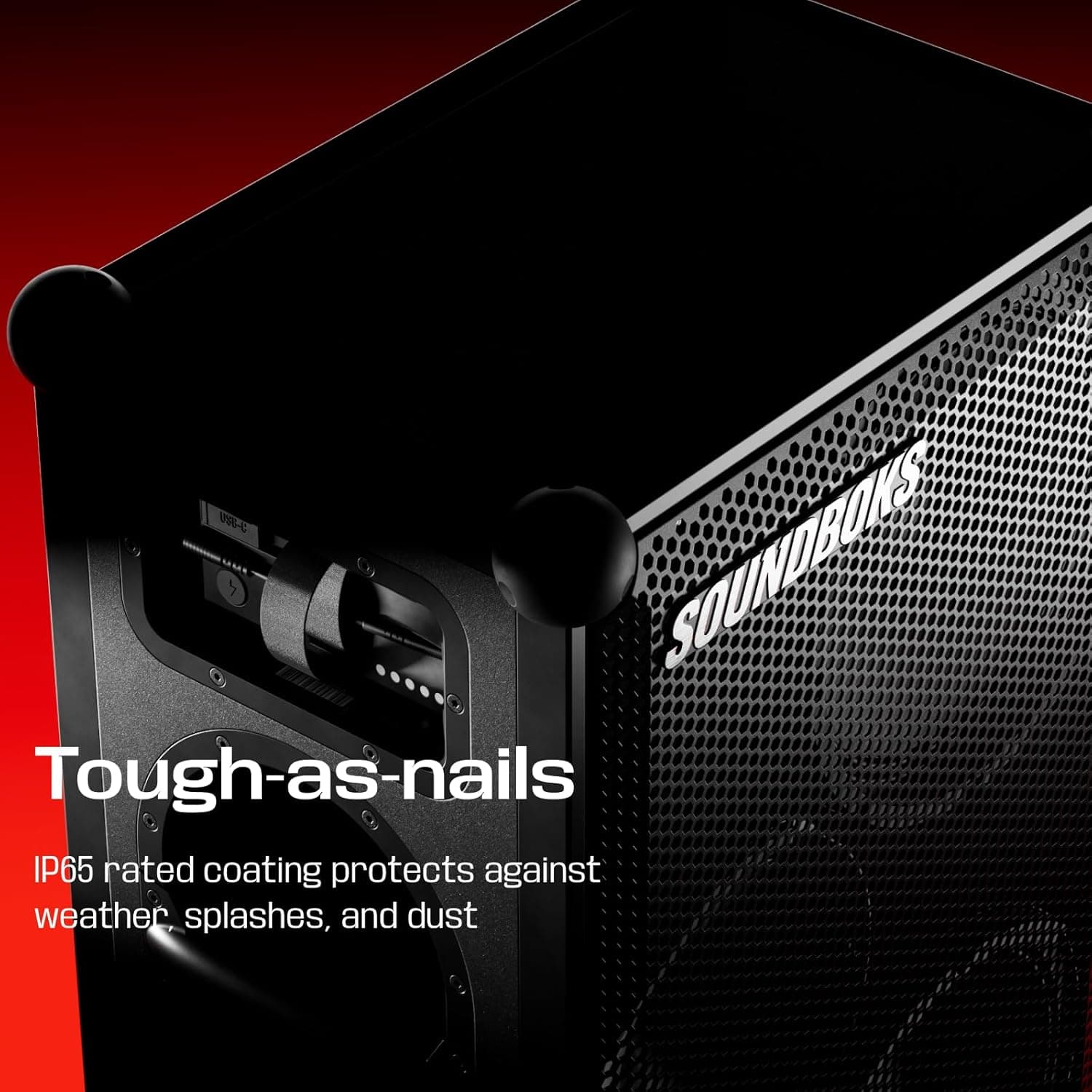 SOUNDBOKS 4 – Bluetooth Performance Speaker – USB-C Charging Battery – Loudest Party Speaker with 40 Hours of Battery – Wireless and Portable Speaker - Designed in Denmark – 126dB (Black) : Electronics thumbnail 4