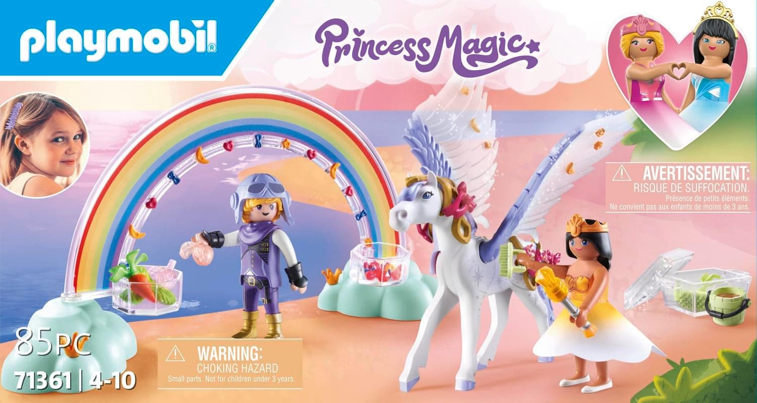 Playmobil Pegasus with Rainbow in The Clouds thumbnail 4