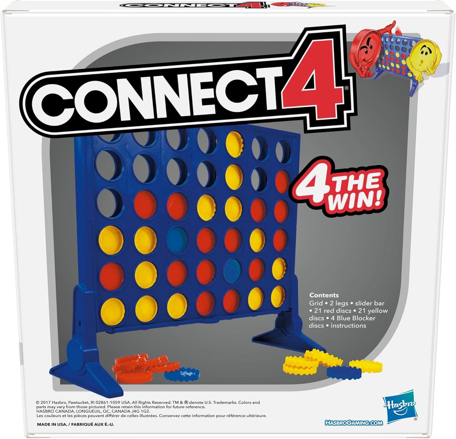 Hasbro Gaming Connect 4 Strategy Board Game for Ages 6 and Up (Amazon Exclusive) : Toys &amp; Games thumbnail 2