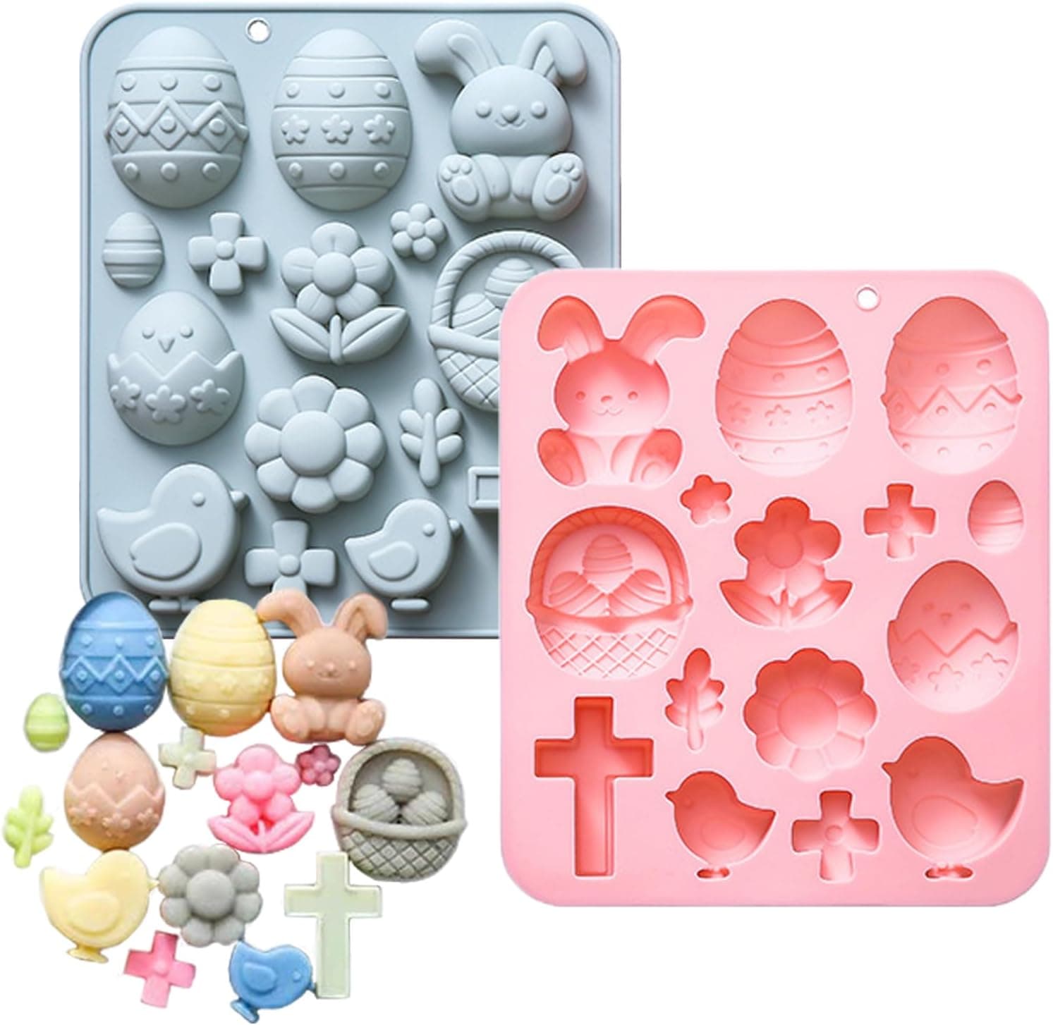 Easter Bunny Egg Chocolate Mold Set - 2 Pack — Easter Gifts gift idea