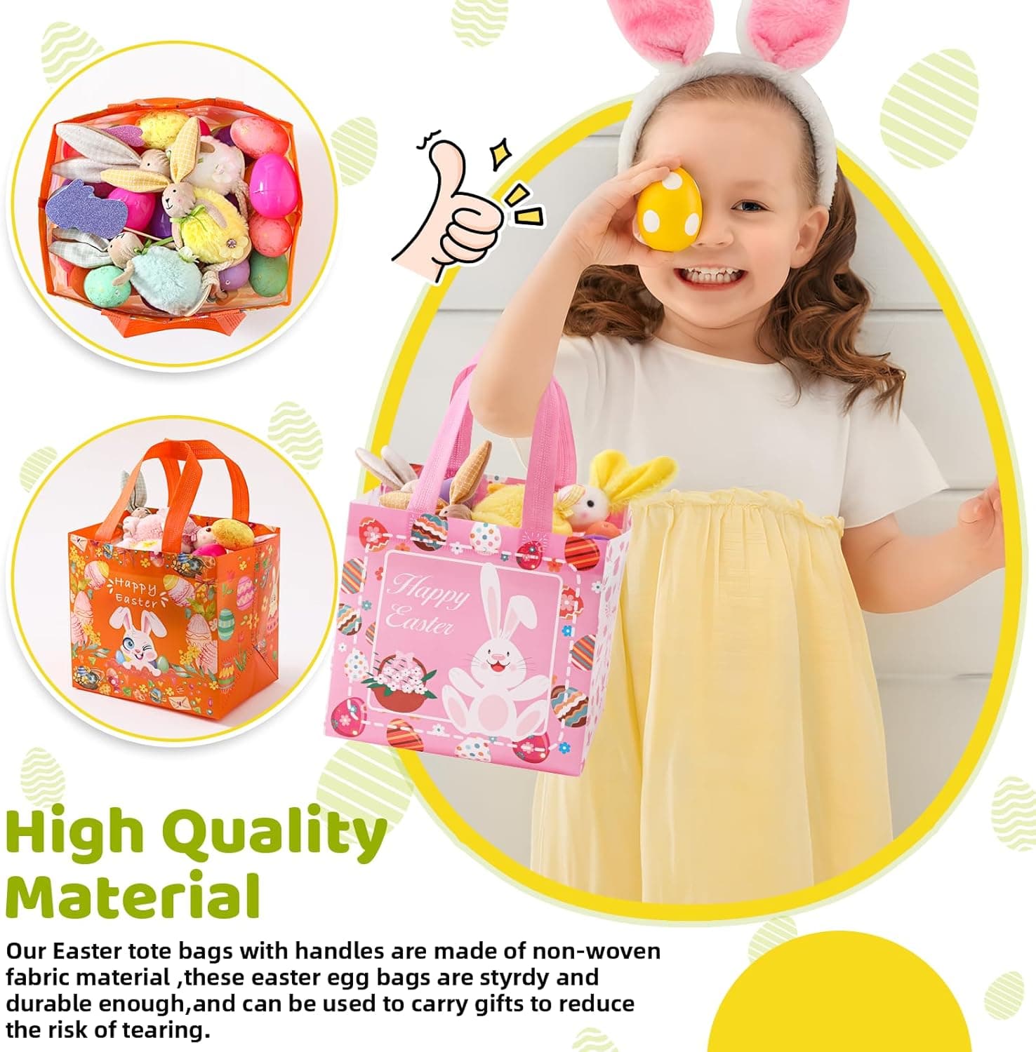 YANGTE 18-Pack Easter Baskets with Handles thumbnail 4