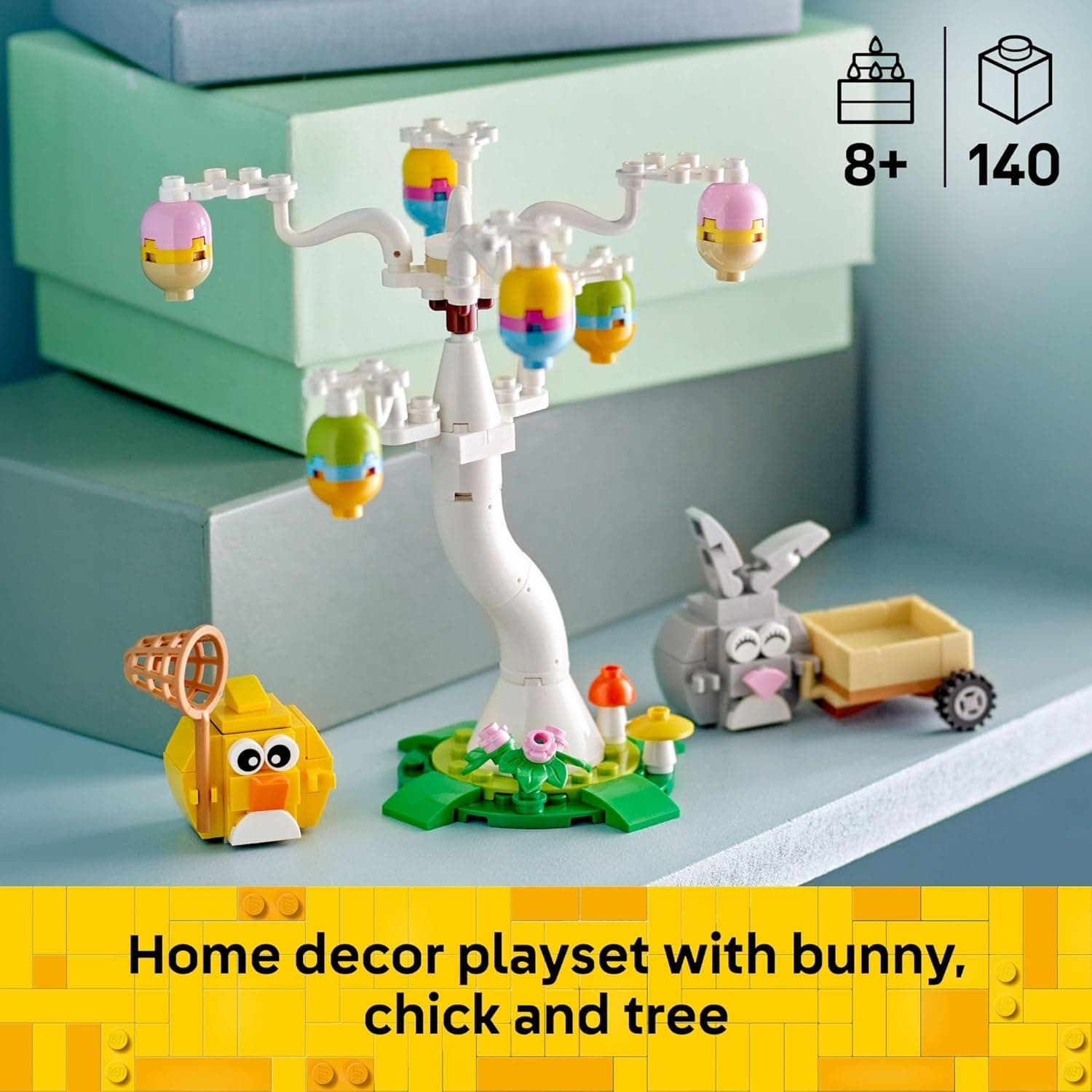 LEGO Easter Bunny and Chick Egg Hunt Building Toy thumbnail 2
