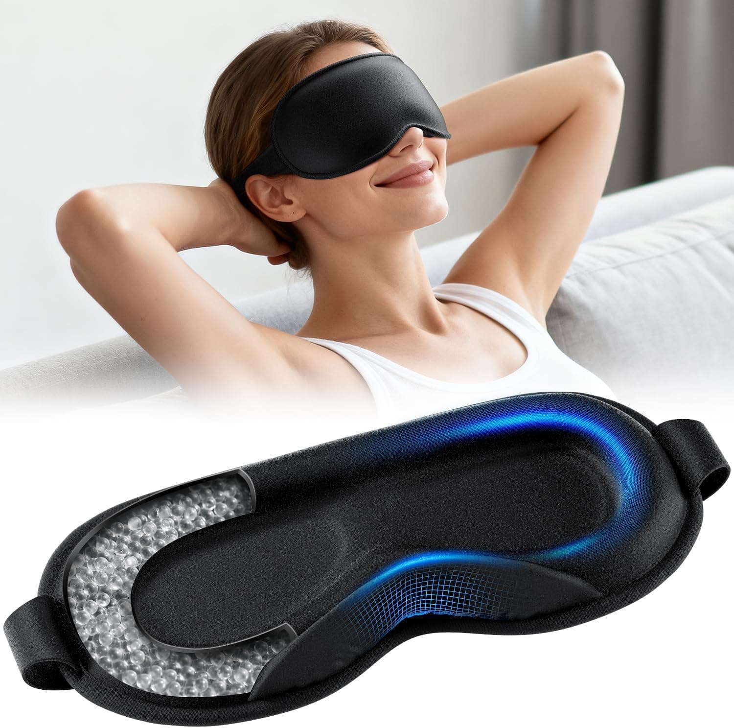 Weighted 3D Contoured Sleep Mask — Amazon Finds gift idea