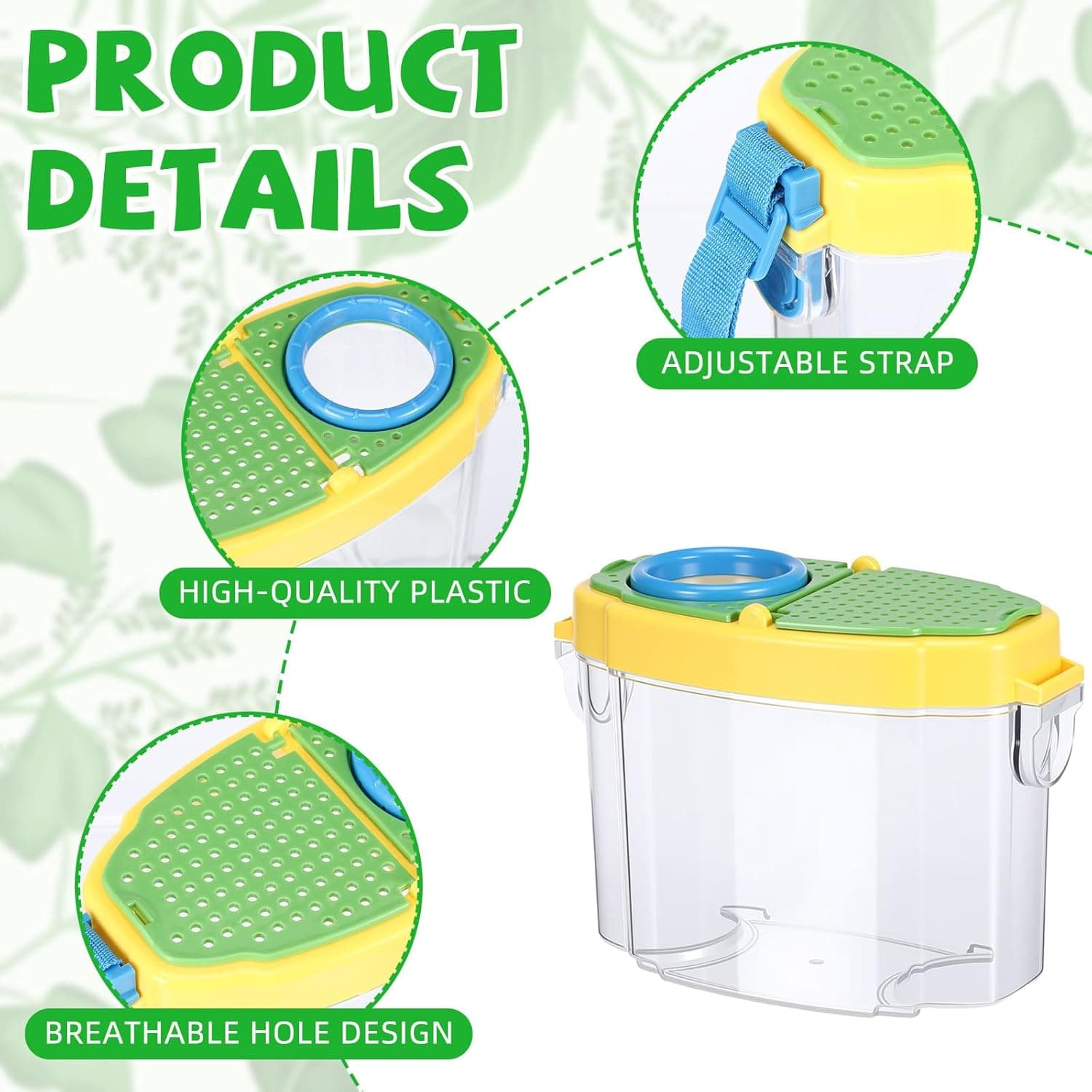 Bug Catcher Kit for Kids with Magnified Viewer and Carry Strap thumbnail 3