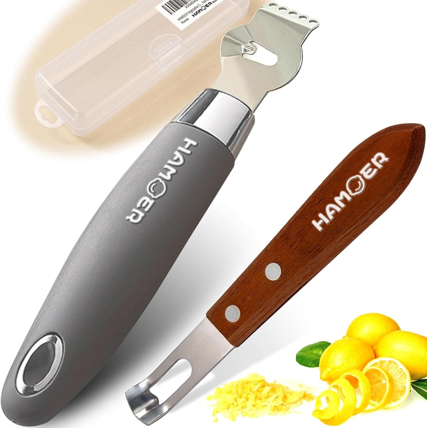 HAMOER Citrus Lemon Zester & Channel Knife Tool Set — Spring Gift Ideas gift idea