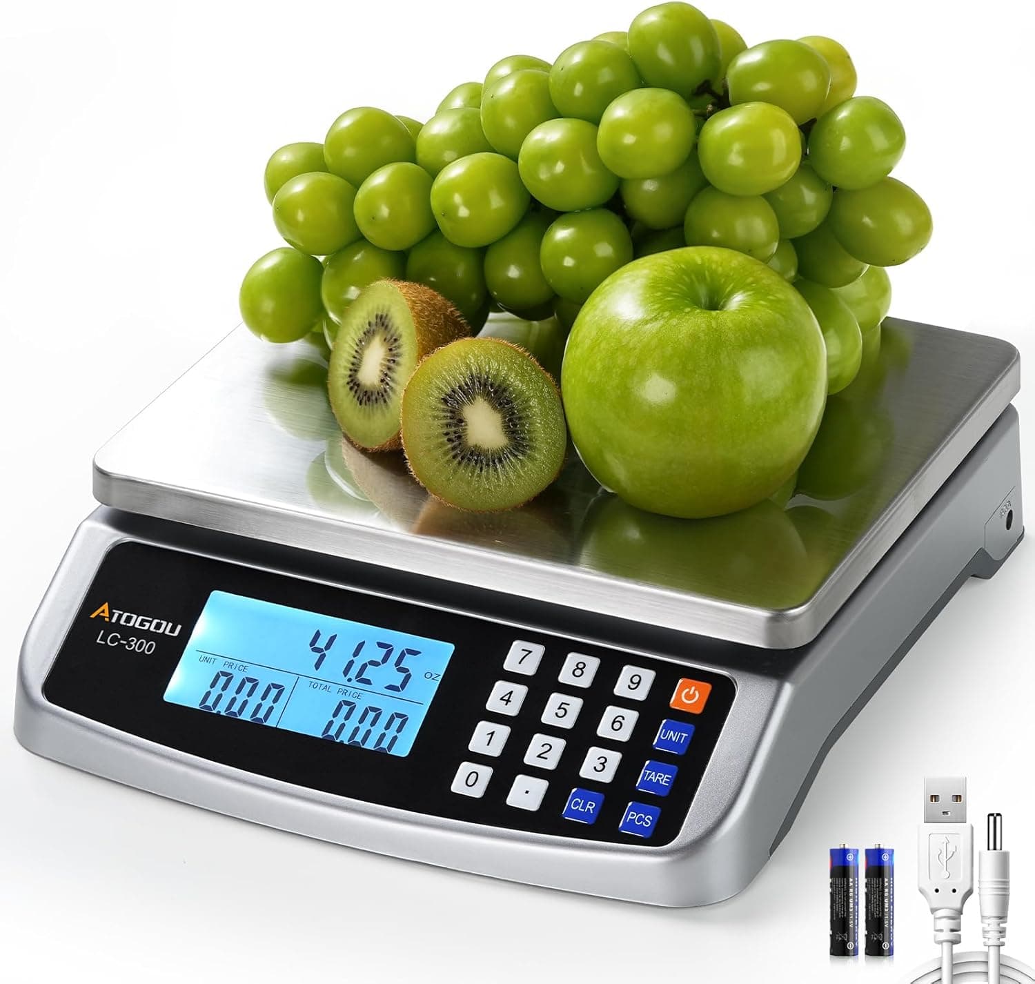 Atogou 110lb Commercial Food Scale with Price Computing — gift idea