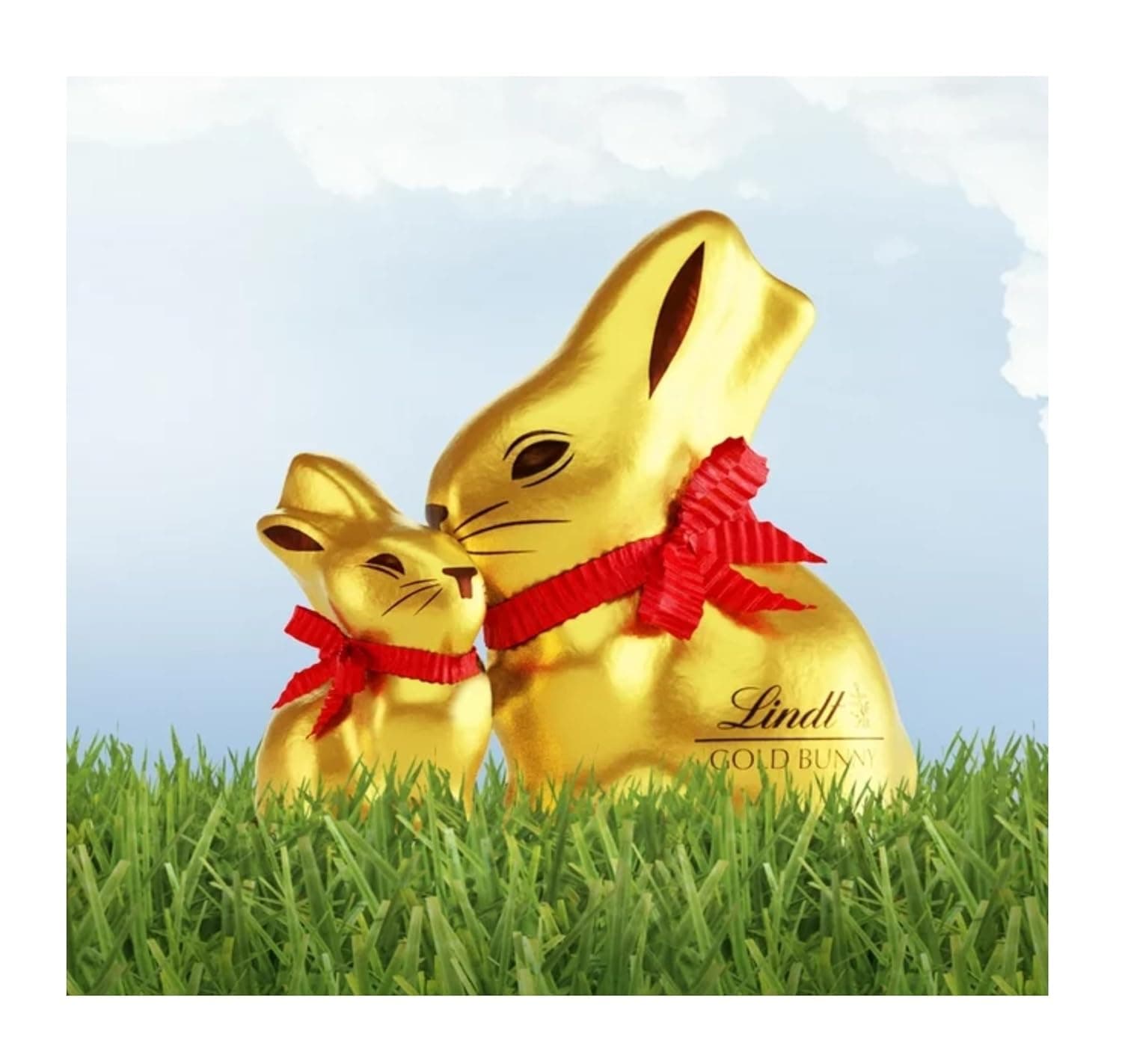 Lindt Mini Gold Bunnies - Milk Chocolate Bunnies - Pack of 2-10 Total Bunnies - Gold Foil Wrapped Bunnies - Great for Easter Baskets and For Sharing with Loved Ones : Grocery &amp; Gourmet Food thumbnail 5
