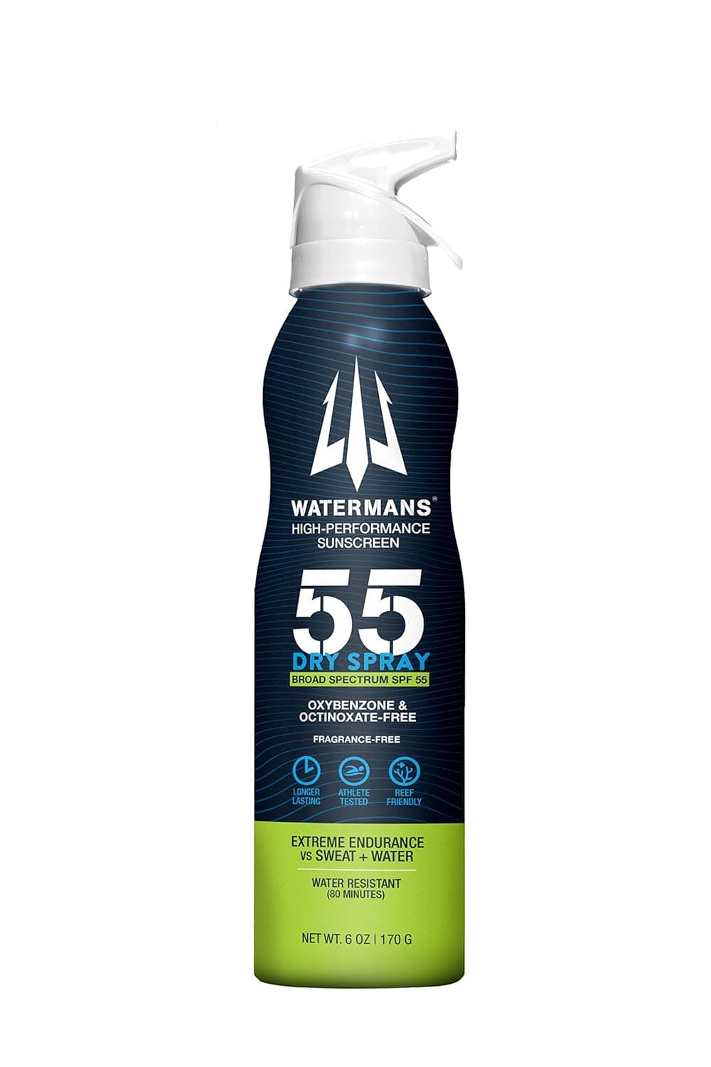 Watermans Dry Spray Sunscreen SPF 55 view 1