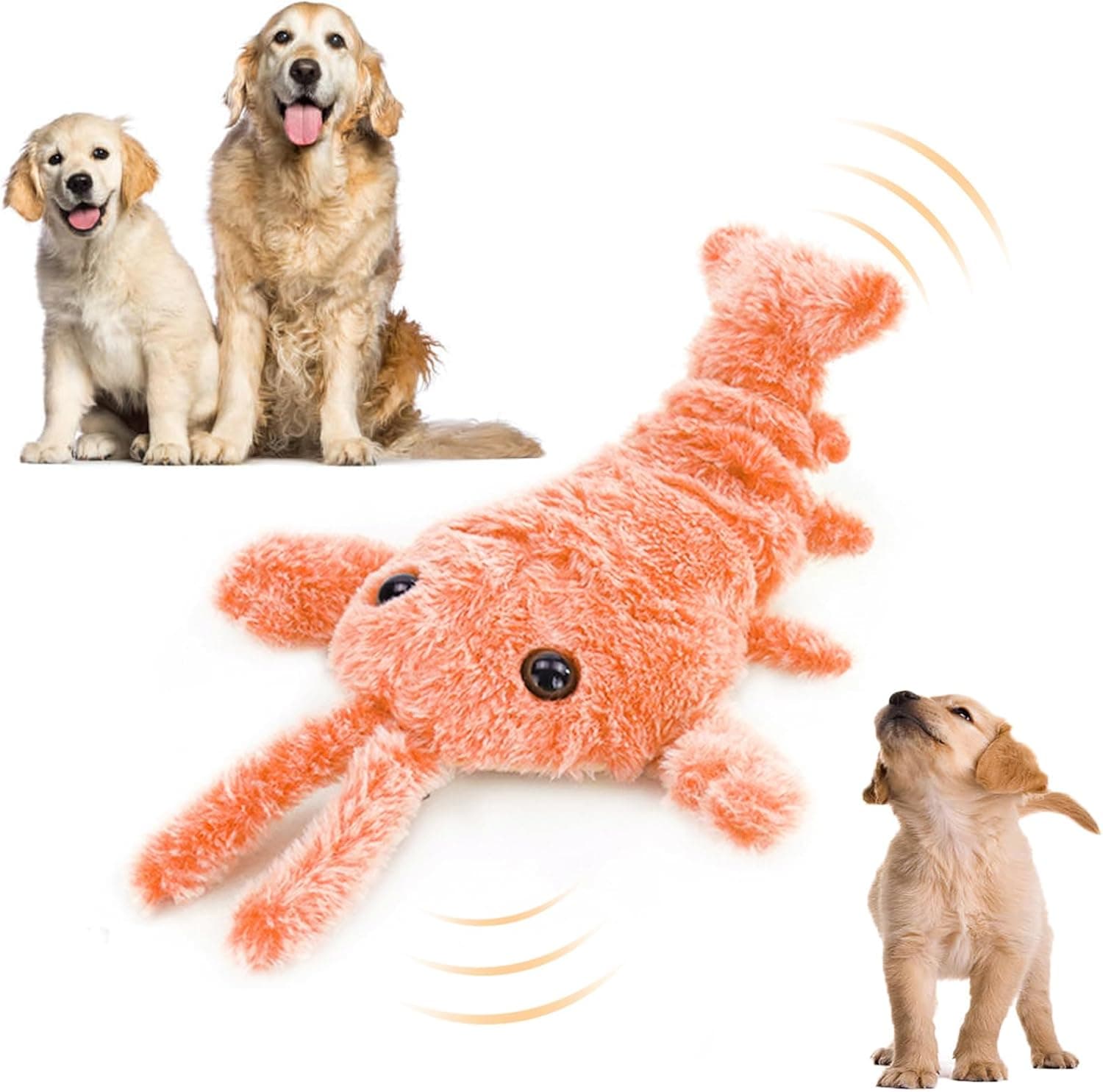 Poouty Interactive Plush Lobster Dog Toy — Easter Gifts gift idea