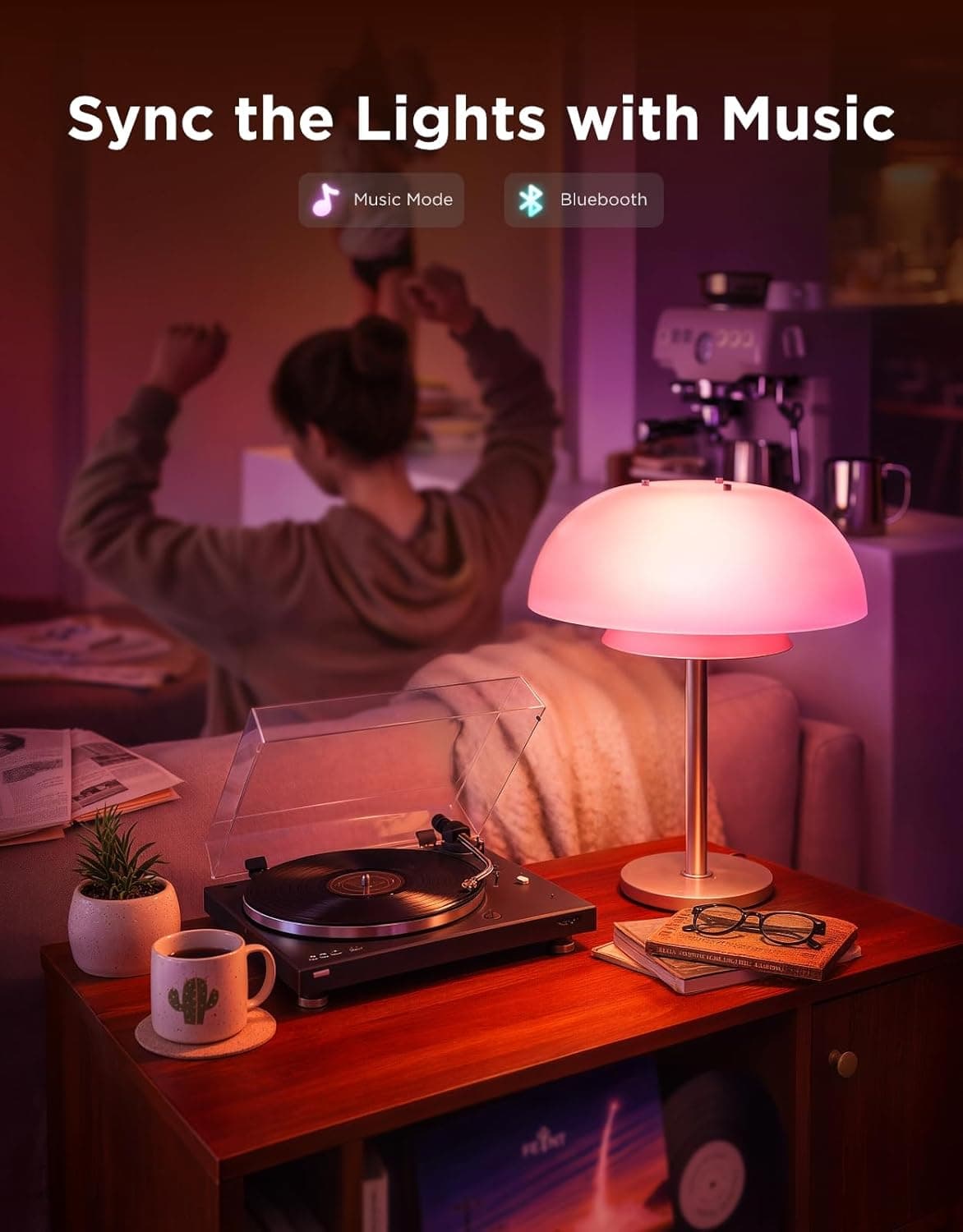 Govee Smart Light Bulbs Color Changing RGBWW 4-Pack thumbnail 3