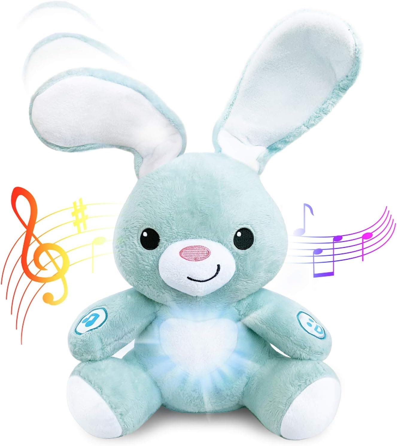 BabyBibi Easter Bunny Stuffed Animal - Interactive Peekaboo Plush, 16 Inches — Easter Gifts gift idea