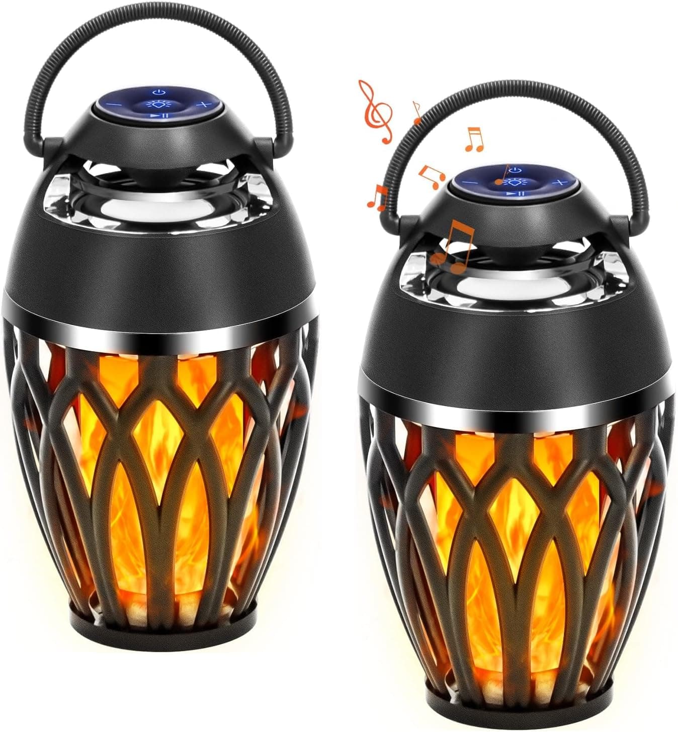 Vanten 2-Pack Outdoor Bluetooth Speakers with LED Flame Torch — Spring Gift Ideas gift idea