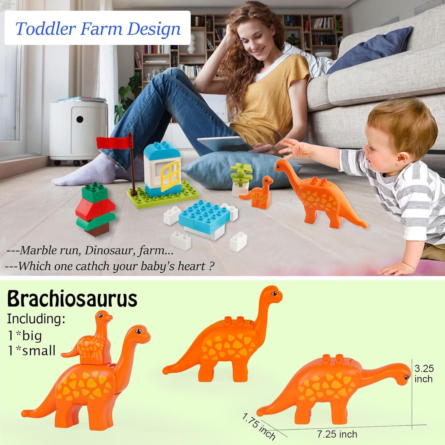 Klobroz Marble Run Building Blocks - 145 PCS STEM Toy Set thumbnail 2