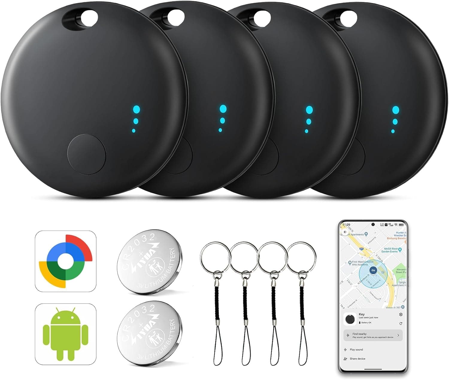 Air Tracker Tags 4-Pack for Android — Spring Gift Ideas gift idea