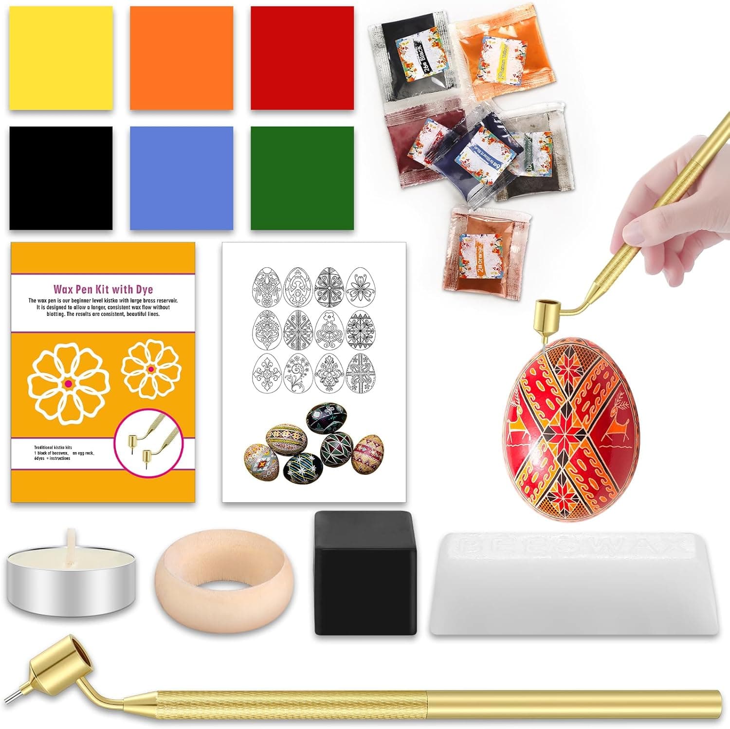 Easter Egg Decorating Kit for Kids: Pysanky
