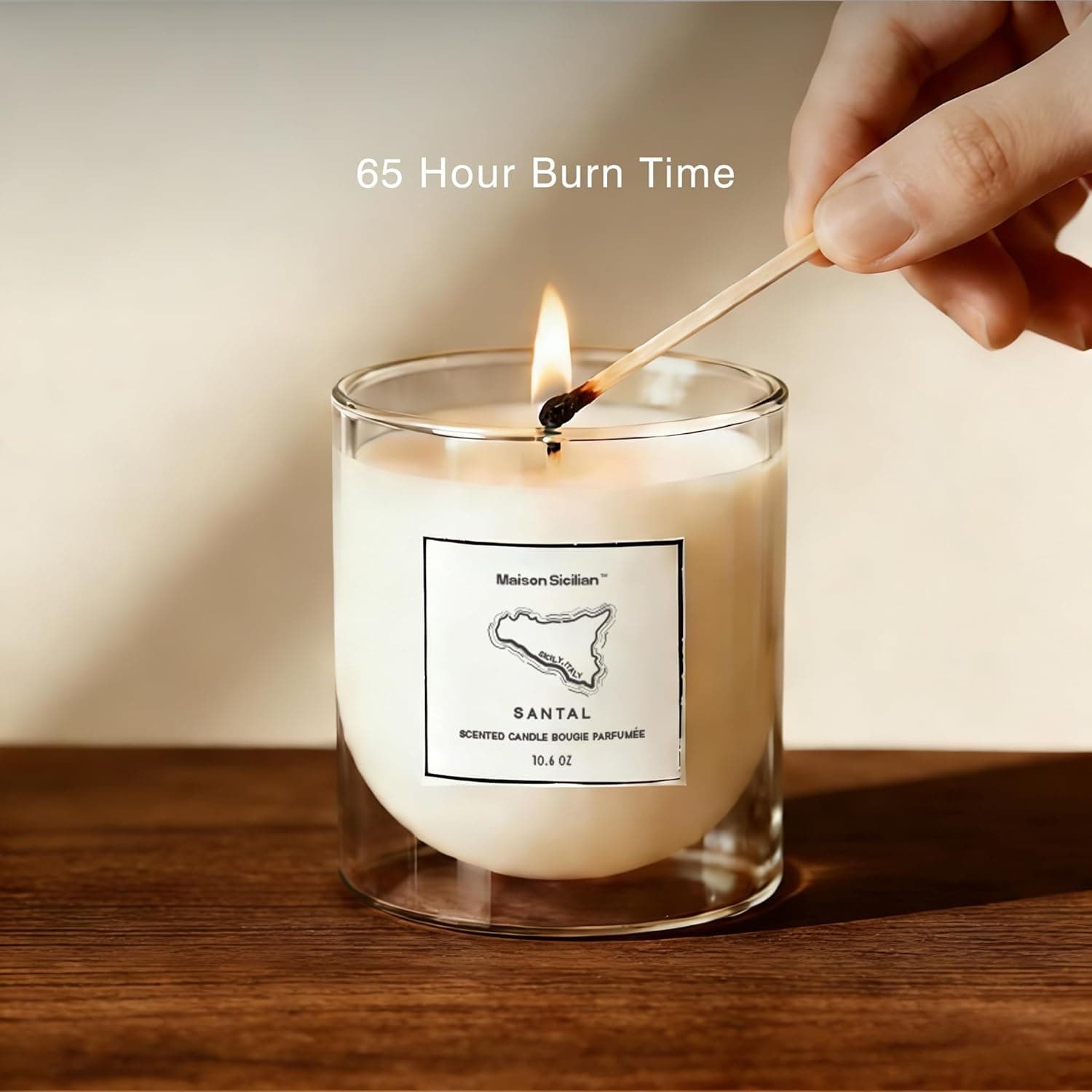 Tomato Leaf Candle by Maison Sicilian – Authentic Tomato Vine Scent, Fresh Green &amp; Earthy Notes, Hand-Poured Soy Wax, 65 Hour Burn | Garden-Inspired Home Fragrance for Plant Lovers, Spring Gift : Health &amp; Household thumbnail 4