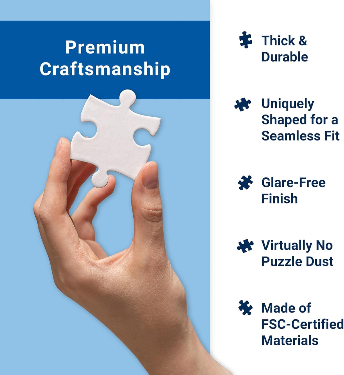 Ravensburger - at The Dog Park - 500 Piece Large Format Jigsaw Puzzle - Dogs of Every Breed Romp, Dig, Chase &amp; Play - Premium Quality - Gift for Family Game Night - Puzzles for Adults : Toys &amp; Games thumbnail 2