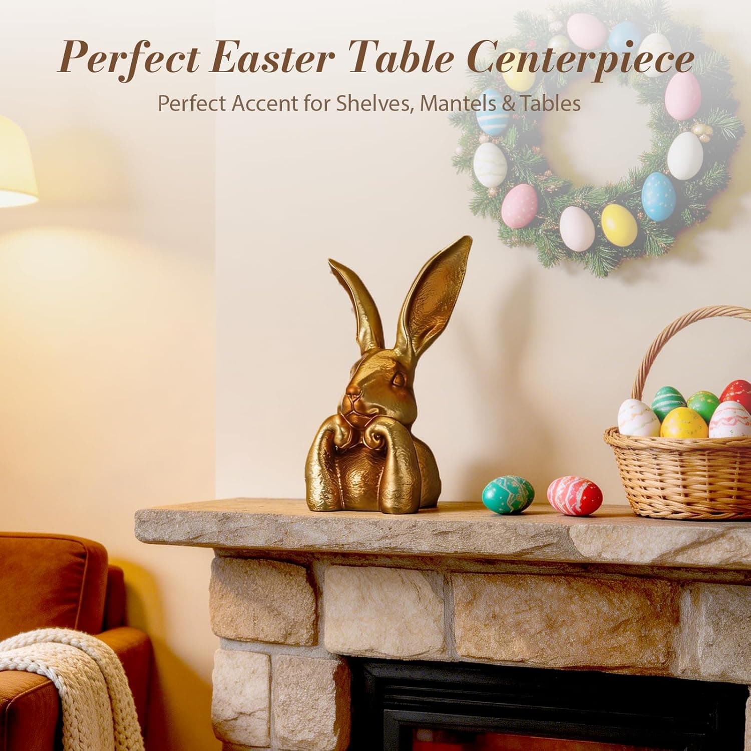 Daily Partner Gold Easter Bunny Figurine thumbnail 5