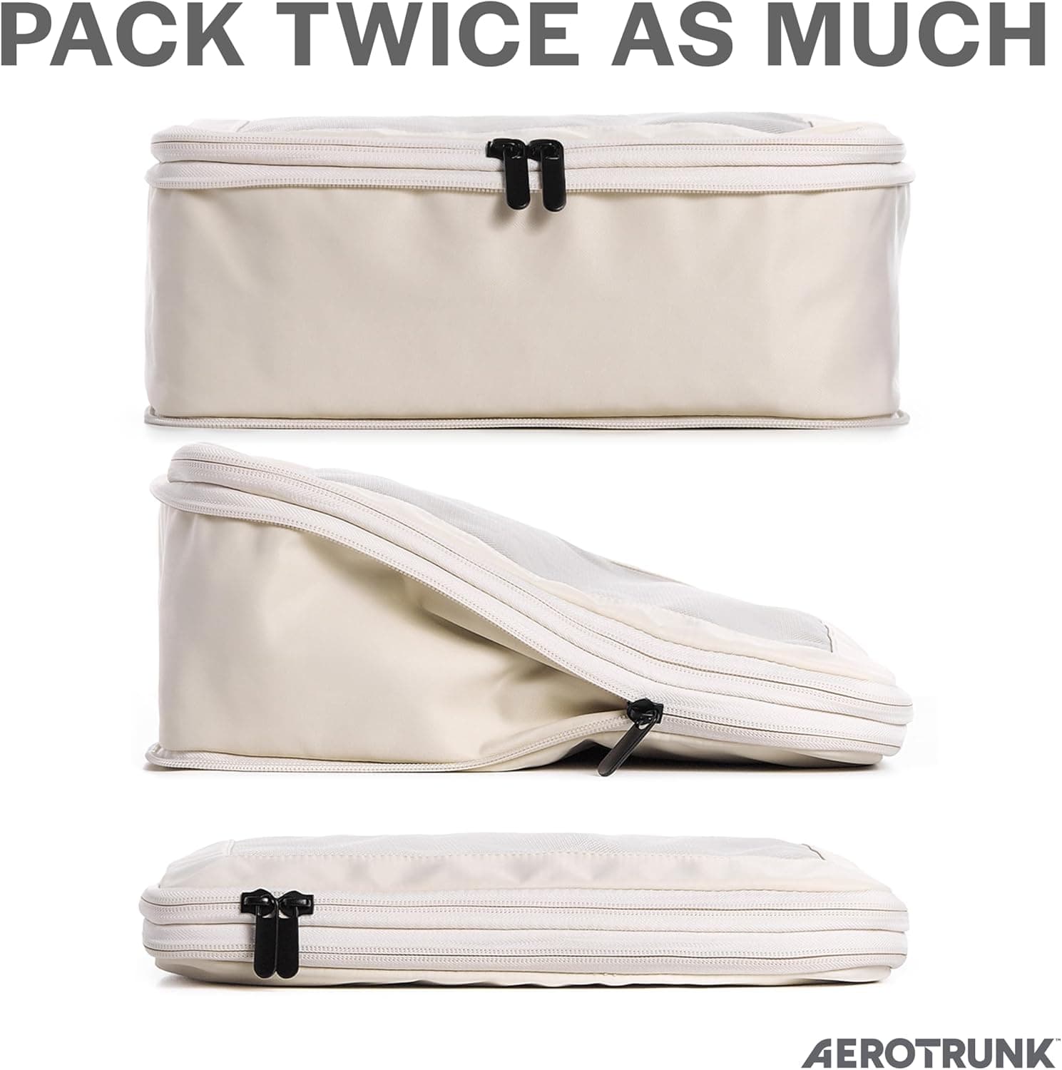 Aerotrunk Compression Packing Cubes (6-Pack, Beige) thumbnail 2