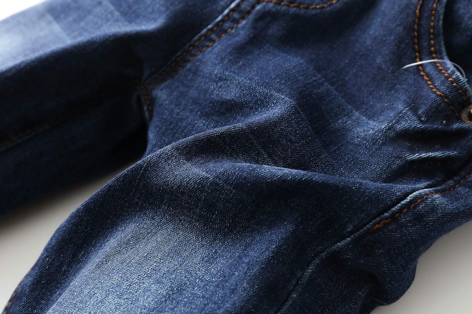 KIDSCOOL SPACE Baby Boy Girl Jean Overalls,Toddler Slim Cute Denim Jumper,Blue,3-4 Years: Clothing, Shoes &amp; Jewelry thumbnail 5