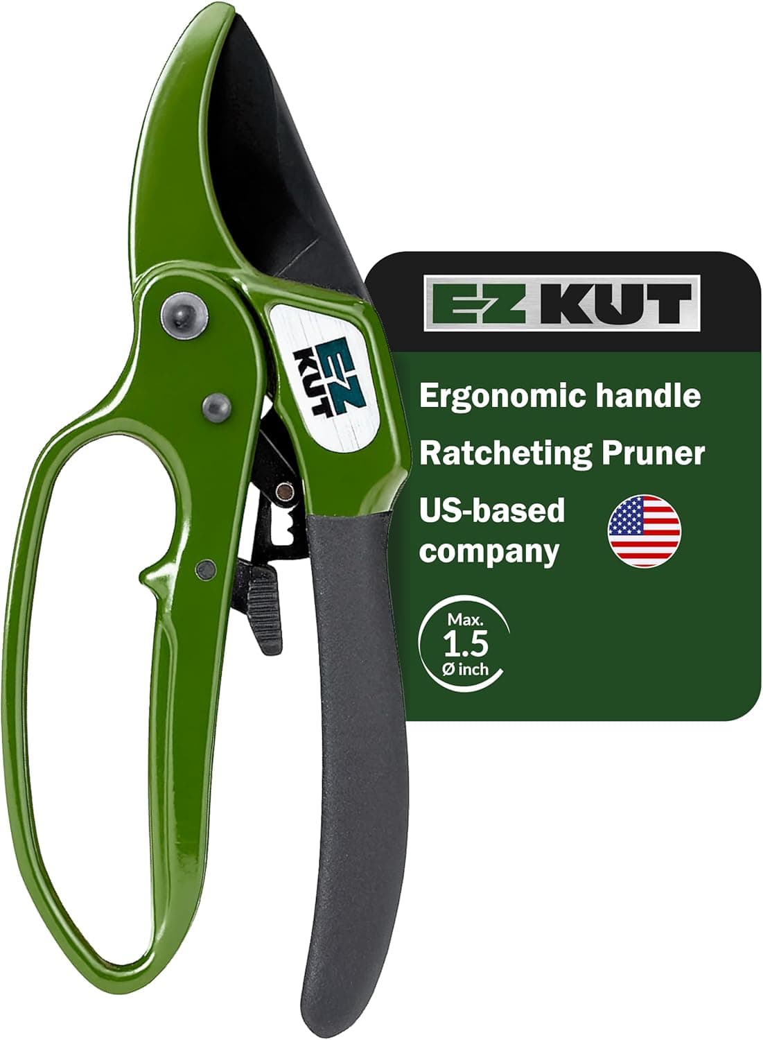 EZ Kut Heavy Duty Pruning Shears with Ratcheting Action — Spring Gift Ideas gift idea