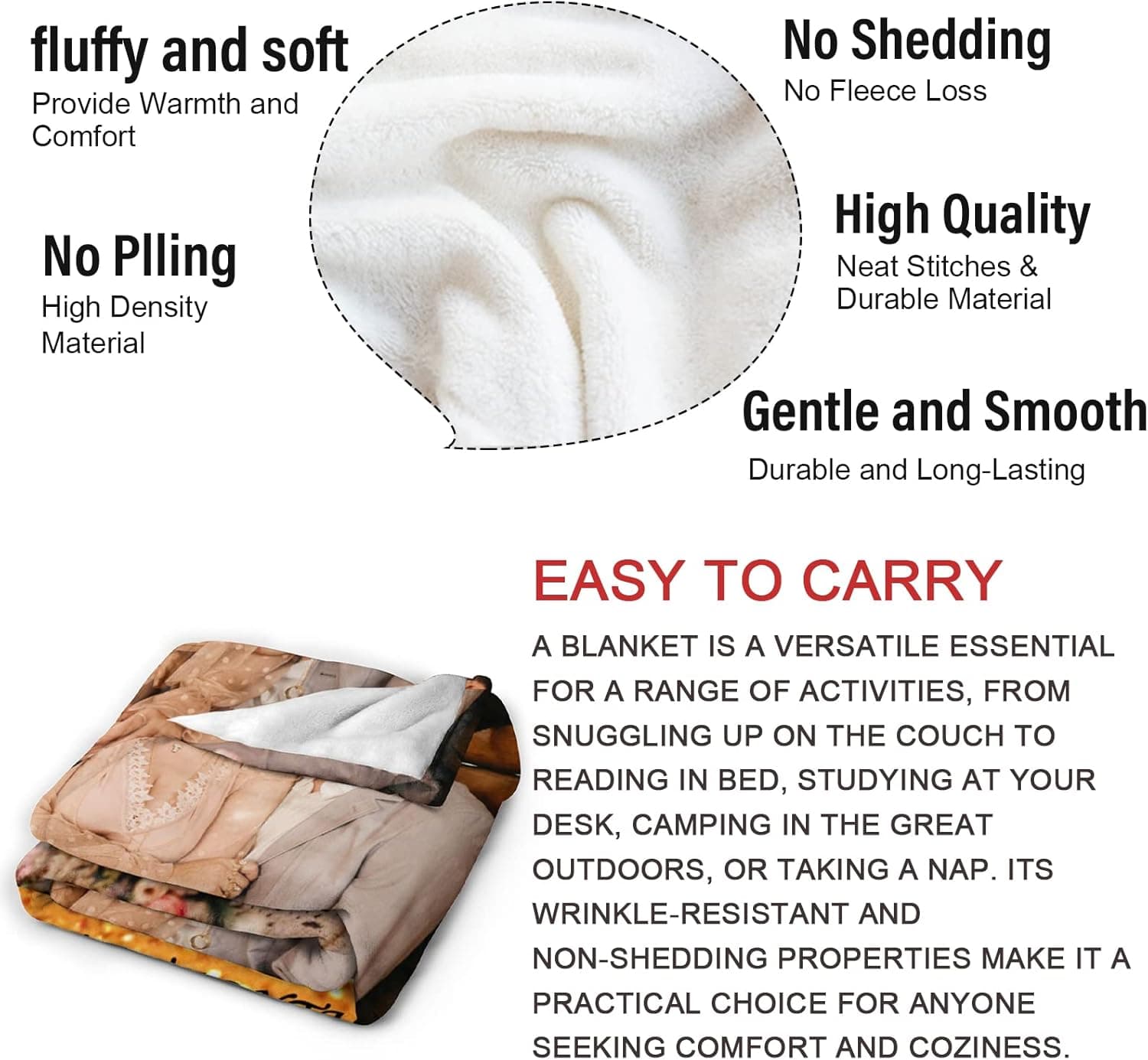 Personalized Photo Collage Blanket thumbnail 2