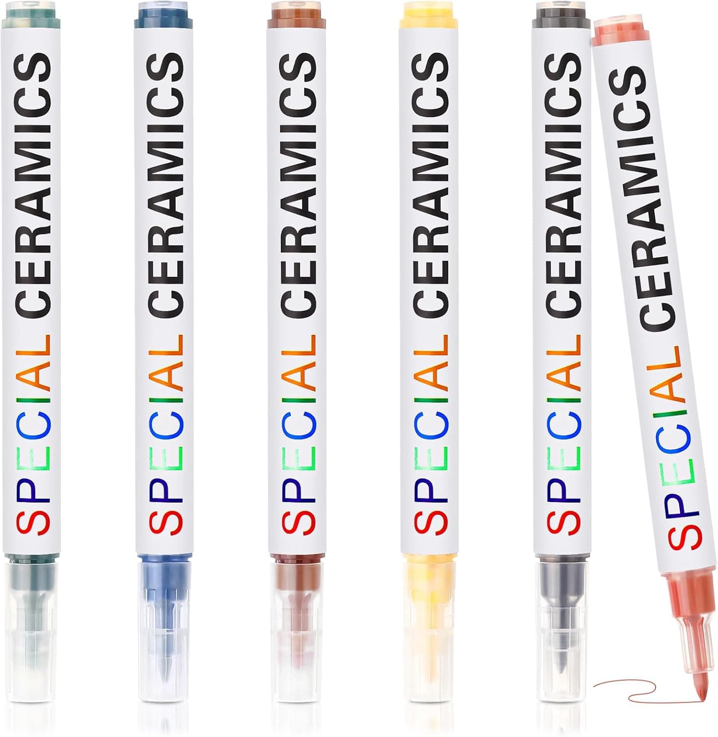 Marspark Underglaze Colored Pens for Pottery - Set of 6 — Spring Gift Ideas gift idea