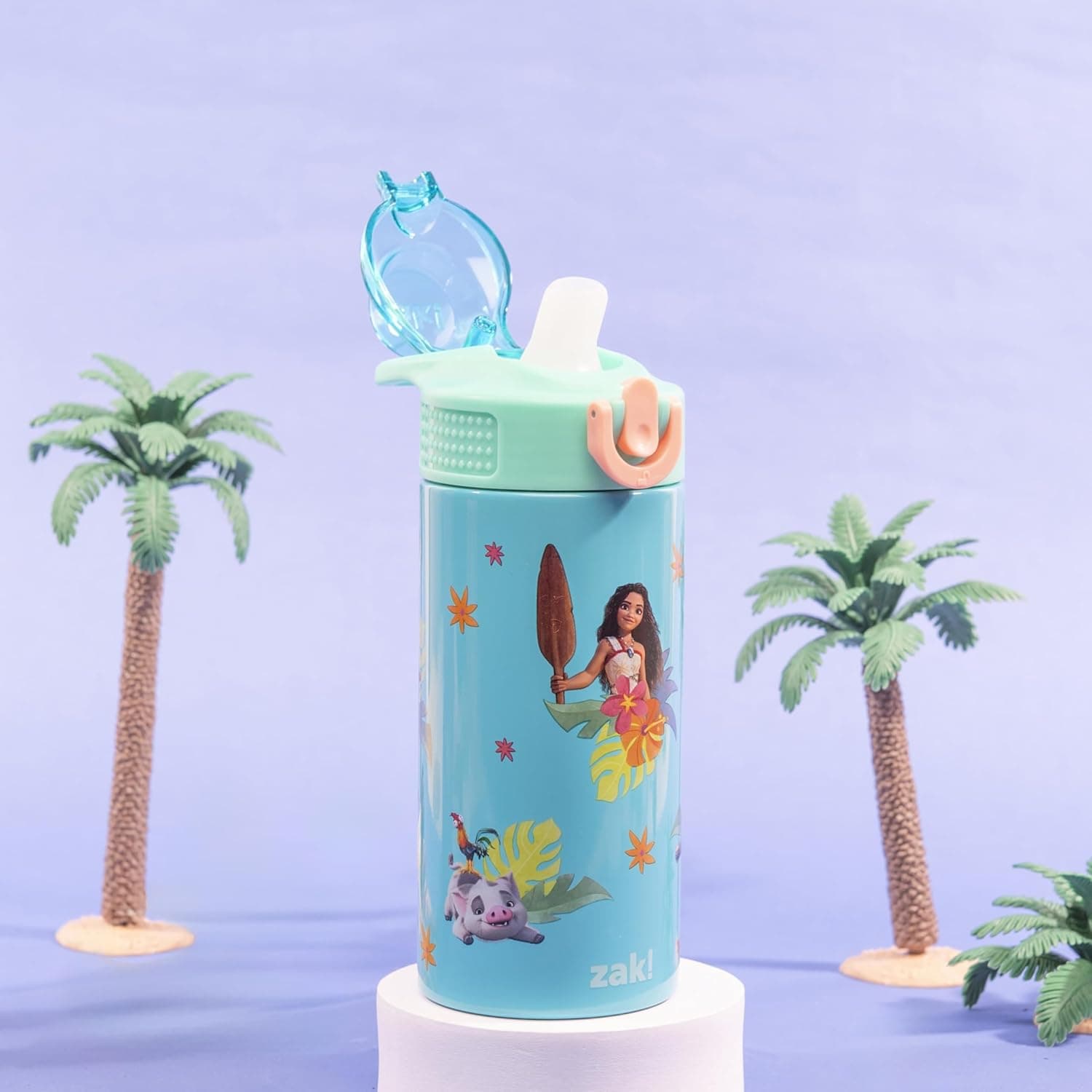 Zak Designs Disney Moana Sage Kids Water Bottle thumbnail 2