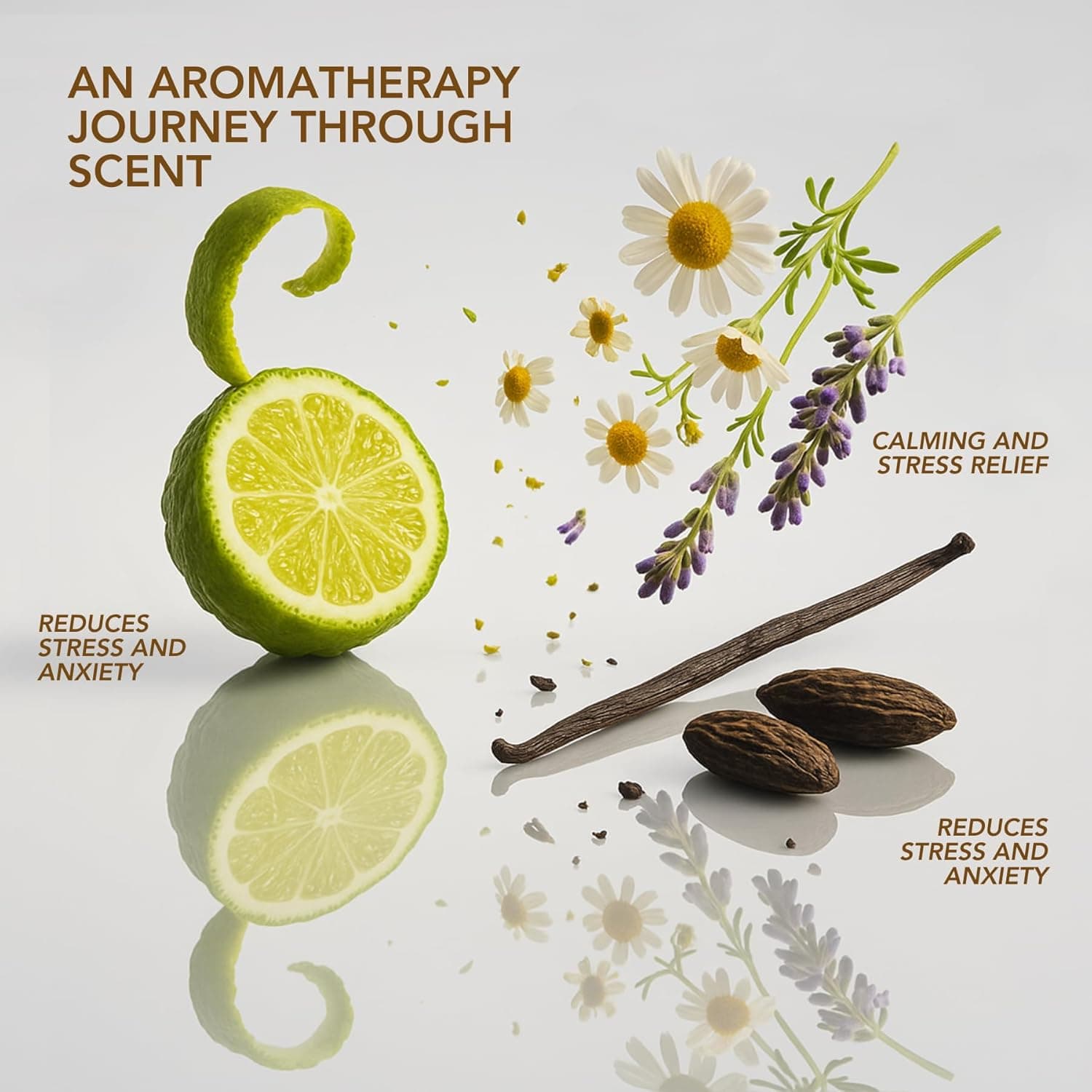 Tranquility Chamomile & Lavender Pure Beeswax Candle thumbnail 3