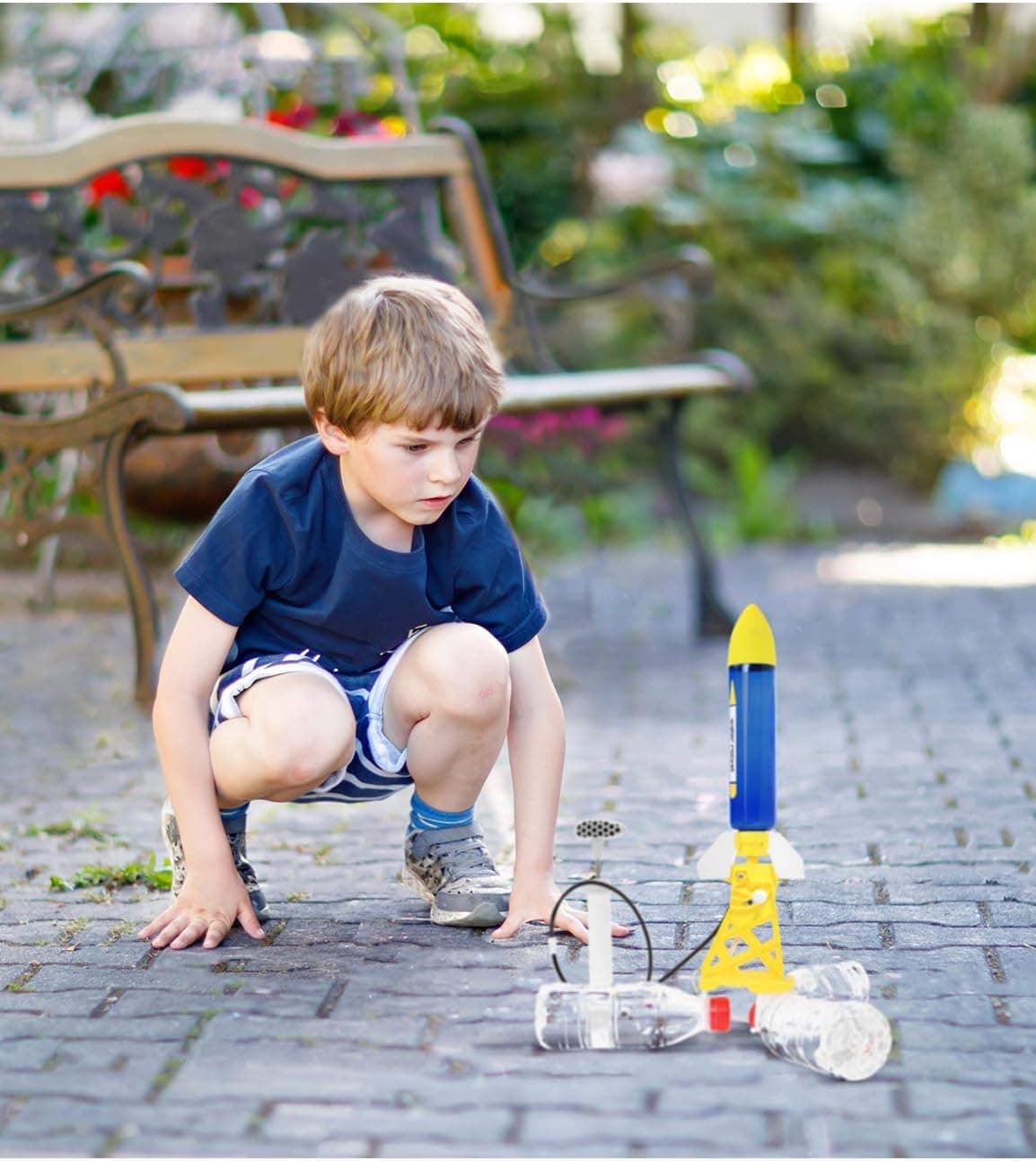 PLAYSTEM Outdoor Water Powered Rocket Physics Learning Set thumbnail 2