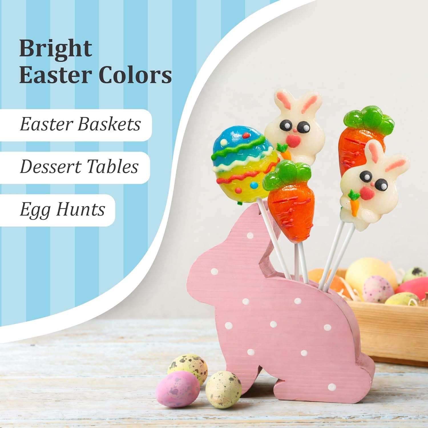 Fusion Select Easter Lollipops - Assorted Bunny & Carrot Shaped Candy thumbnail 5