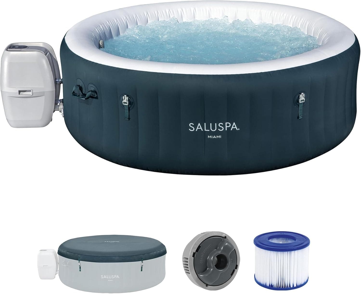 Bestway SaluSpa Miami 4-6 Person Inflatable Hot Tub — Spring Gift Ideas gift idea