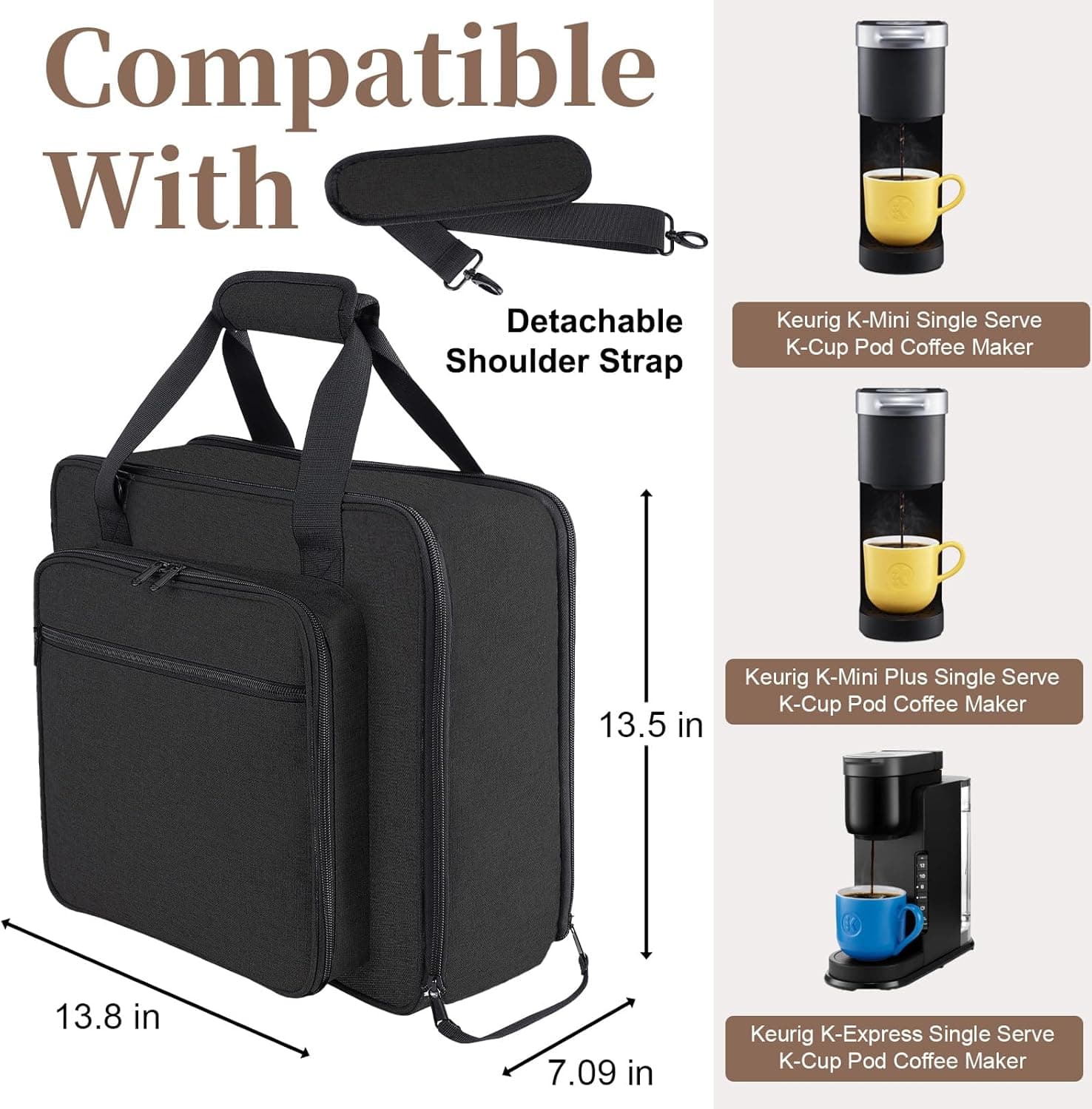 Anitor Portable Carrying Coffee Maker Travel Bag thumbnail 2