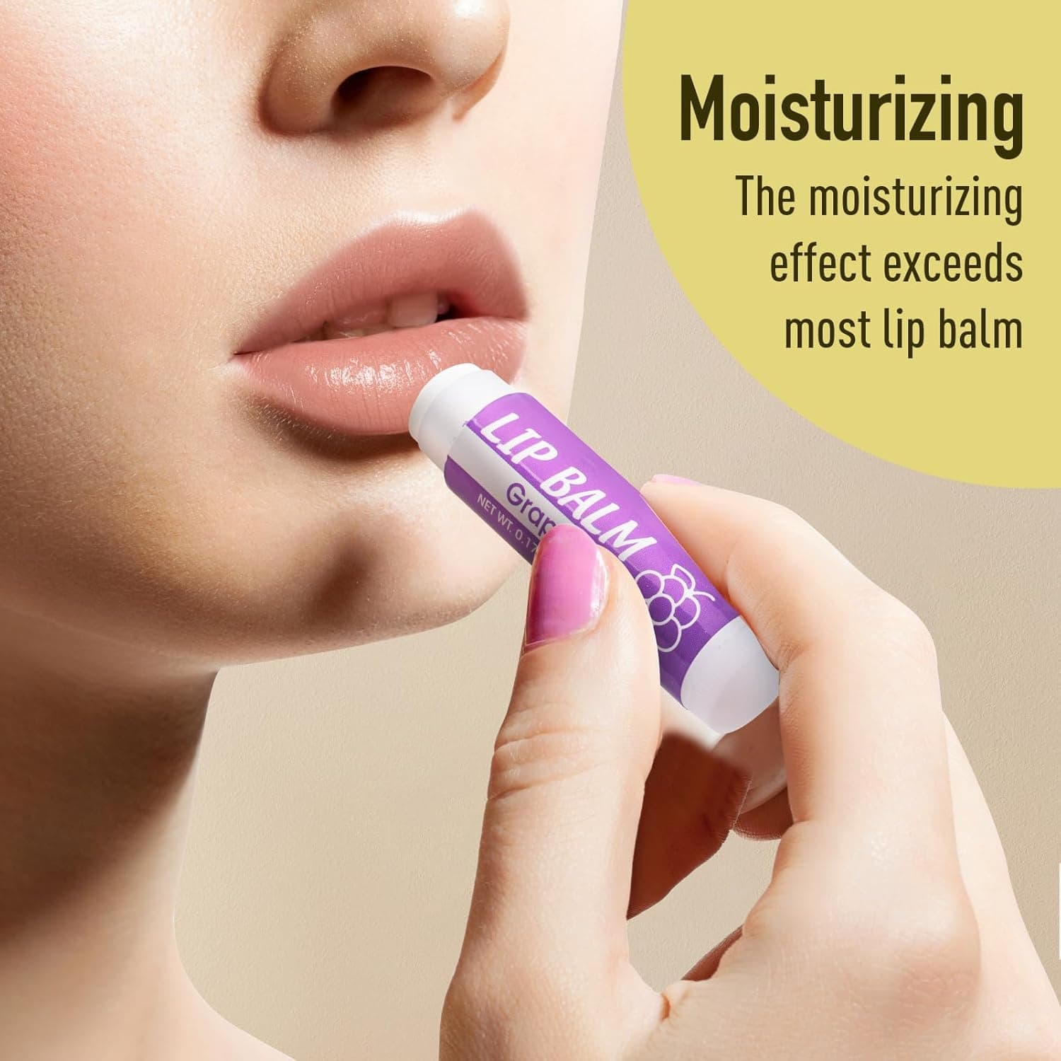 YesBes 32 Pack Lip Balm, Natural Lip Balm Bulk with Vitamin E and Coconut Oil, Moisturizing Lip Balms for Dry Cracked Lips, Lip Balms for Valentines Gifts Stocking Stuffers - 8 Flavors : Beauty &amp; Personal Care thumbnail 3