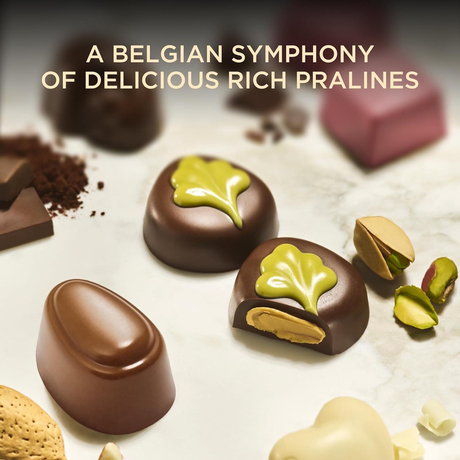 Godiva Gold Assorted Chocolate Gift Box, Belgian Dark and Milk Chocolates with Pralinés, Ganaches &amp; Caramels, Gourmet Gift for Birthdays, Holidays, Kosher, 30 Pc : Grocery &amp; Gourmet Food thumbnail 5