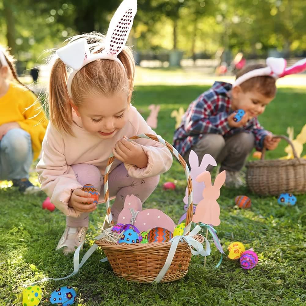 72-Piece Assorted Colorful Fillable Easter Eggs thumbnail 2