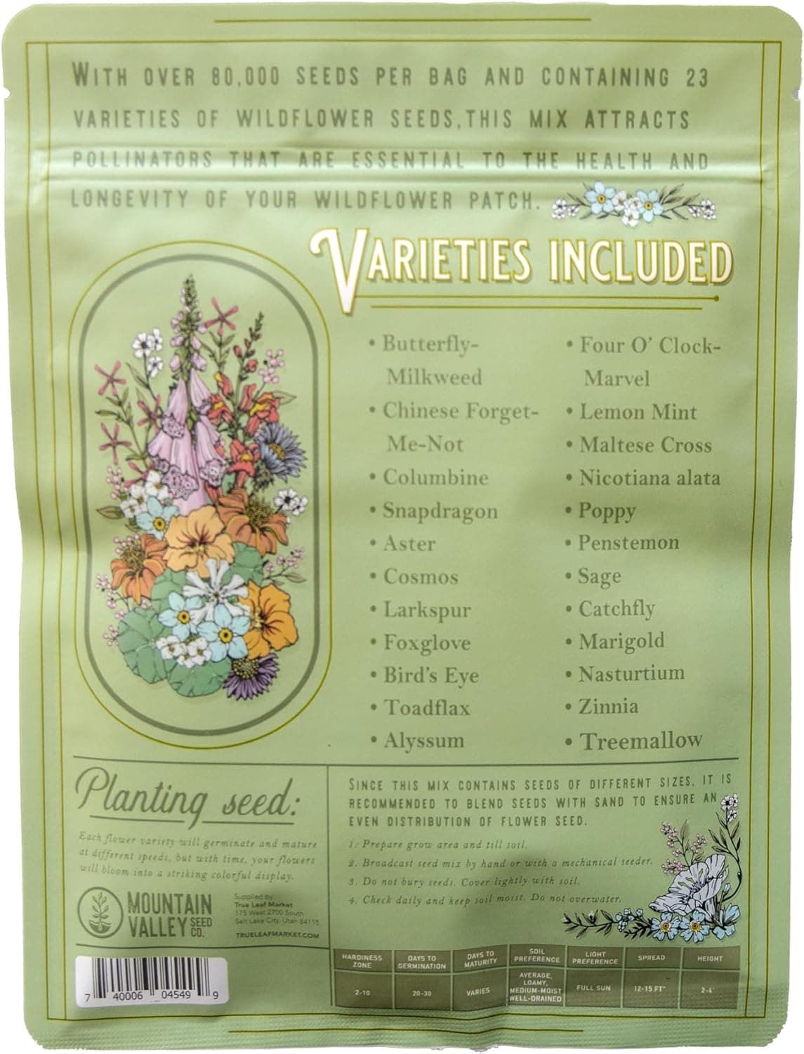 Wildflower Seeds Bulk - Butterfly & Hummingbird Mix thumbnail 3