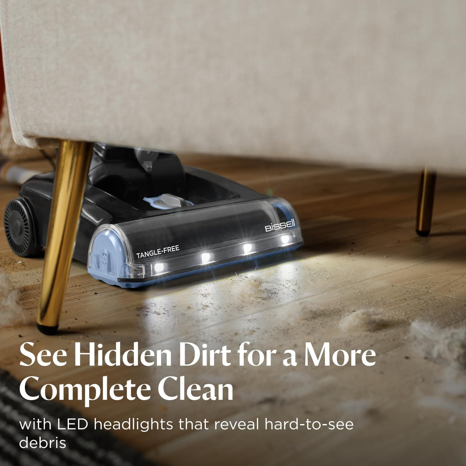 Bissell CleanView Max Tangle-Free Rewind Pet Hair Vacuum with LED Headlights thumbnail 2