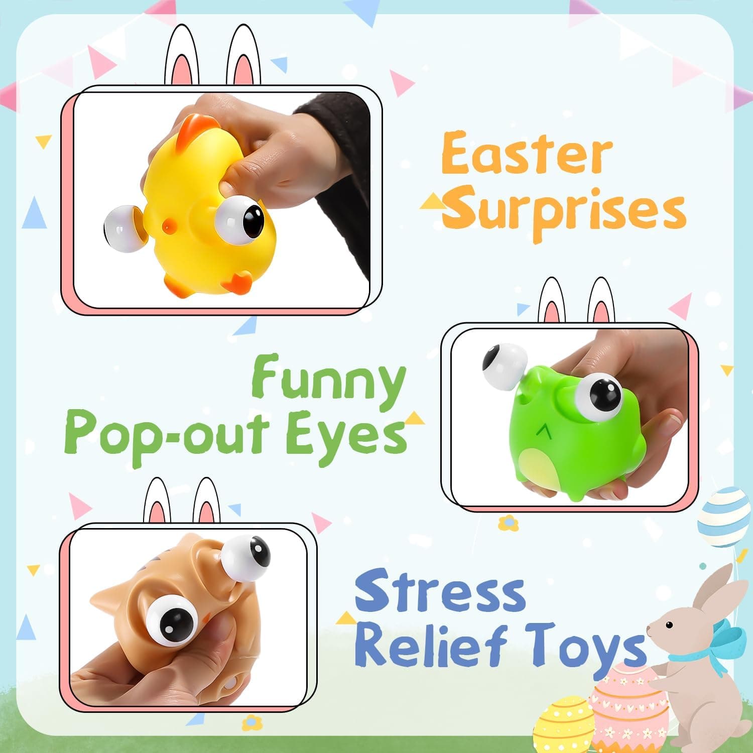 Easter Eggs Filled with Fidget Toys, 9 Pack thumbnail 3