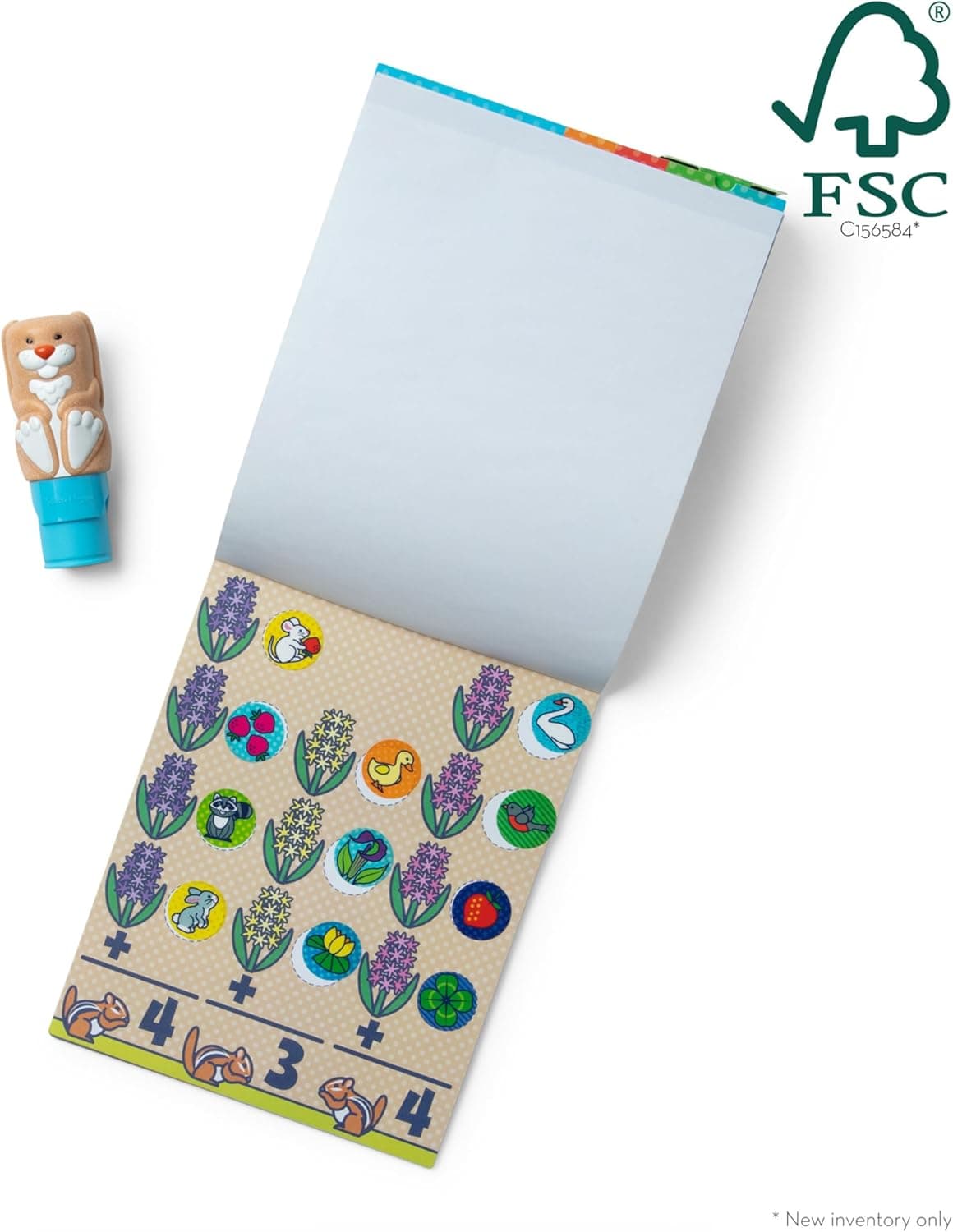 Melissa & Doug Bunny Sticker Activity Pad & Stamper Book thumbnail 3