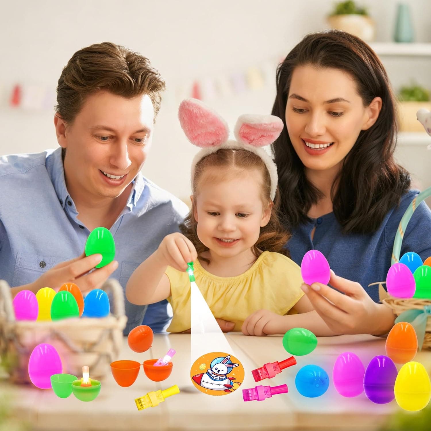 24 Pack LED Light Up Finger Lights Easter Party Favors thumbnail 5