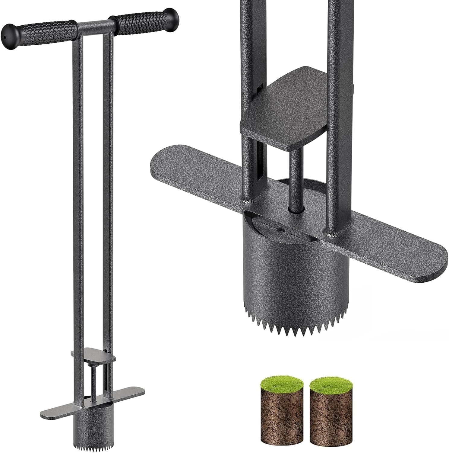 Dolibest Sod Plugger Turf Cutter Tool with Dual Pedals — Spring Gift Ideas gift idea