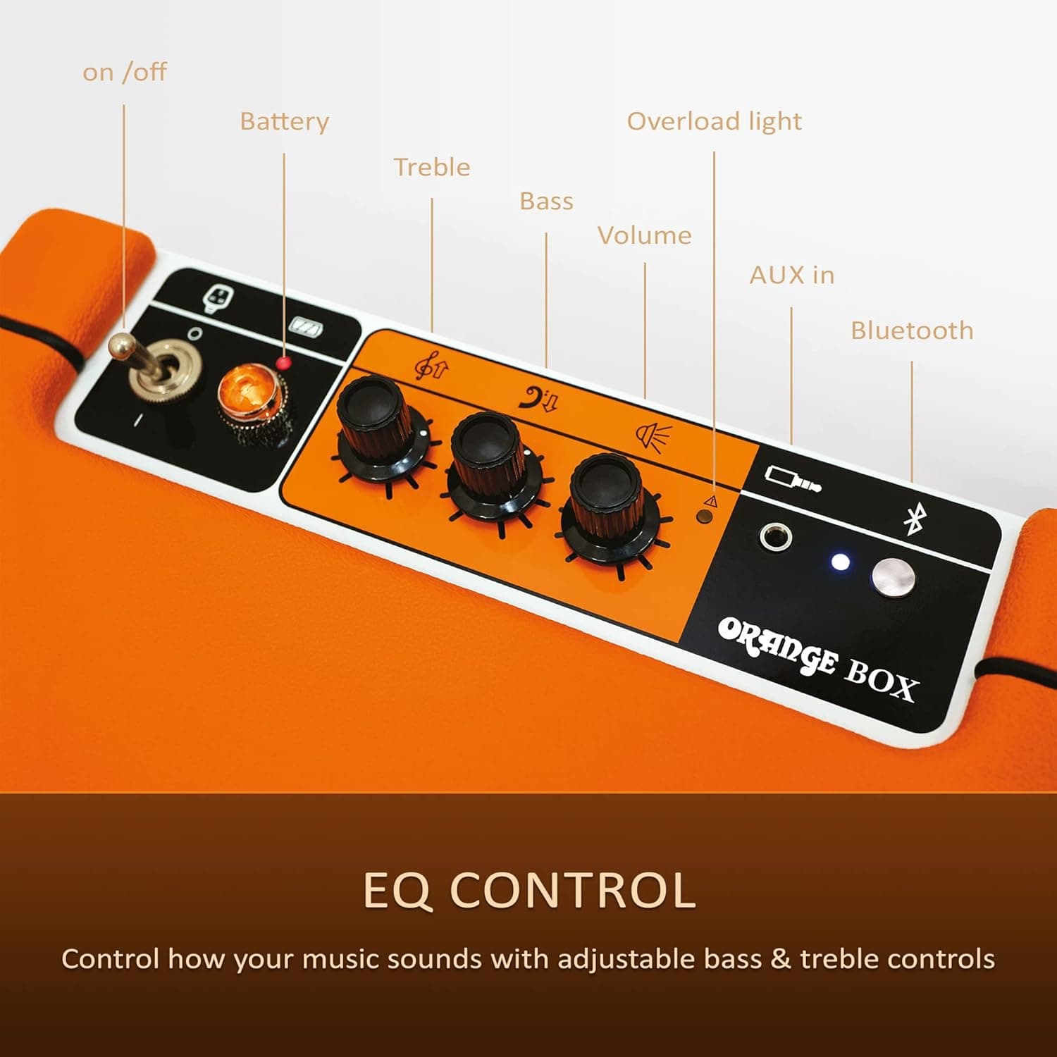 Orange Box Portable Bluetooth Speaker thumbnail 3