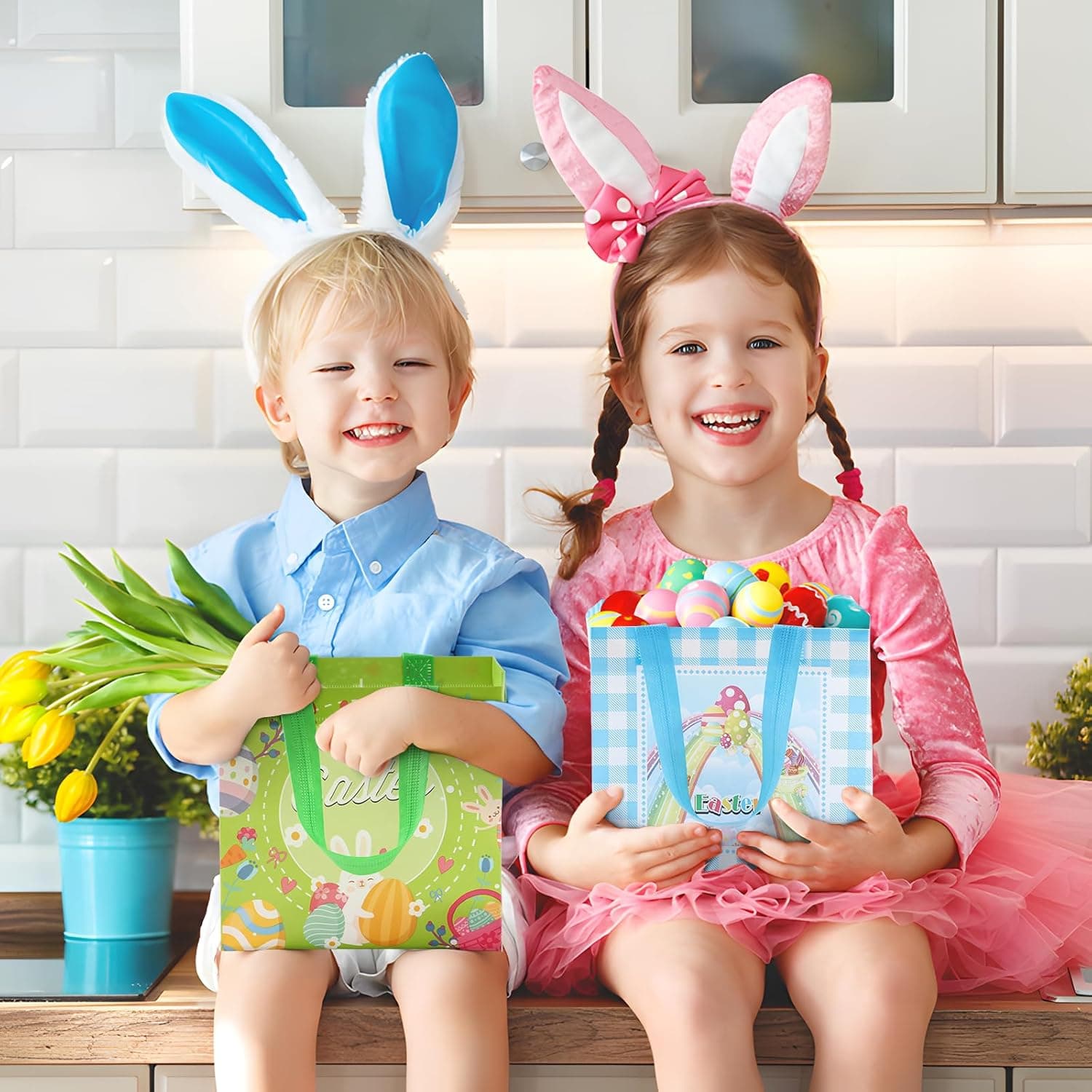 YANGTE 18-Pack Easter Baskets with Handles thumbnail 5