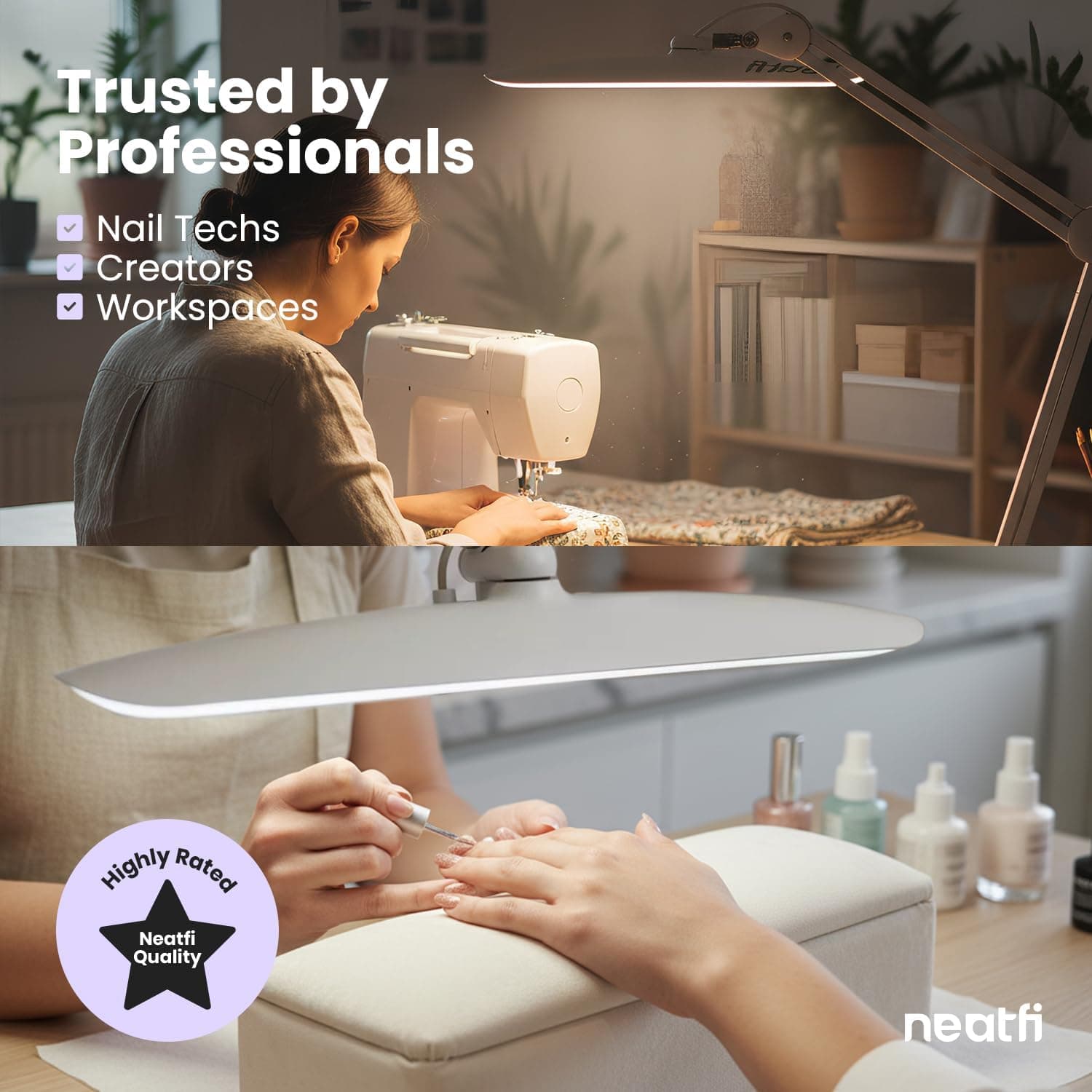 Neatfi XL 2200 Lumens LED Desk Lamp with Clamp thumbnail 5